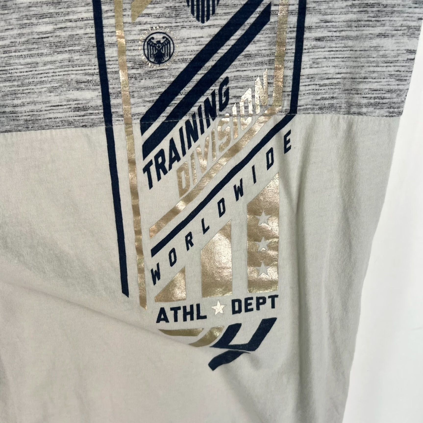 Vintage American Fighter Shirt Mens XL Gray 2 Sided Graphic Tee Short Sleeve Crew Neck Short Sleeve 2 Sided Graphic Tee Mens XL Gray USA Seller Size US XL / EU 56 / 4 - 3 Thumbnail