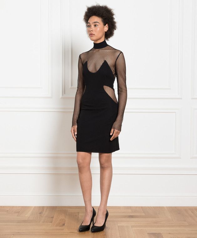 Tom Ford o1w1db10225 ABJ725 Mini Dress in Black Size M / US 6-8 / IT 42-44 - 3 Thumbnail
