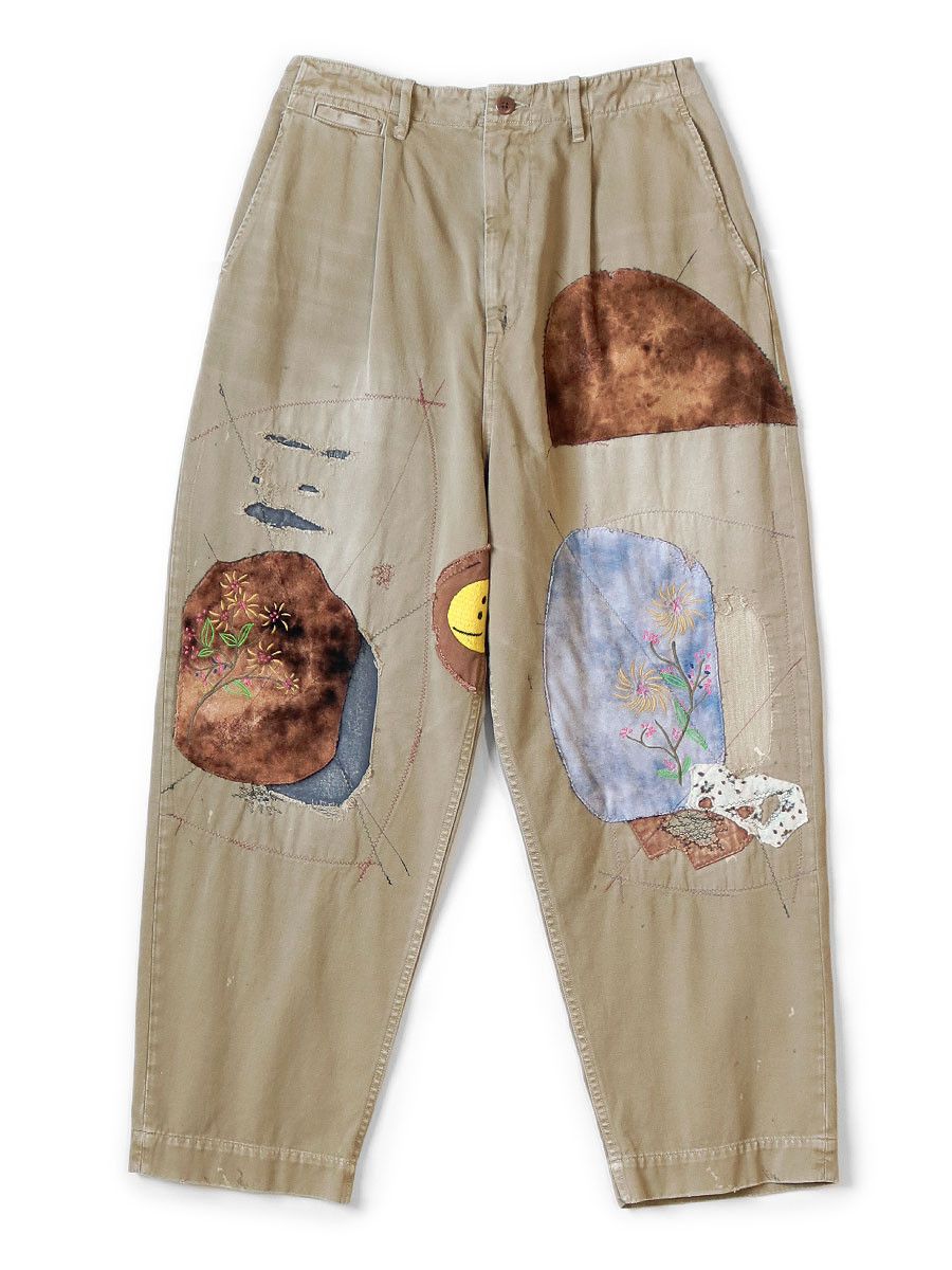 Kapital Kapital Katsuragi High Waist Neem Pants (Gypsy Patch Remake) Size US 34 / EU 50 - 1 Thumbnail