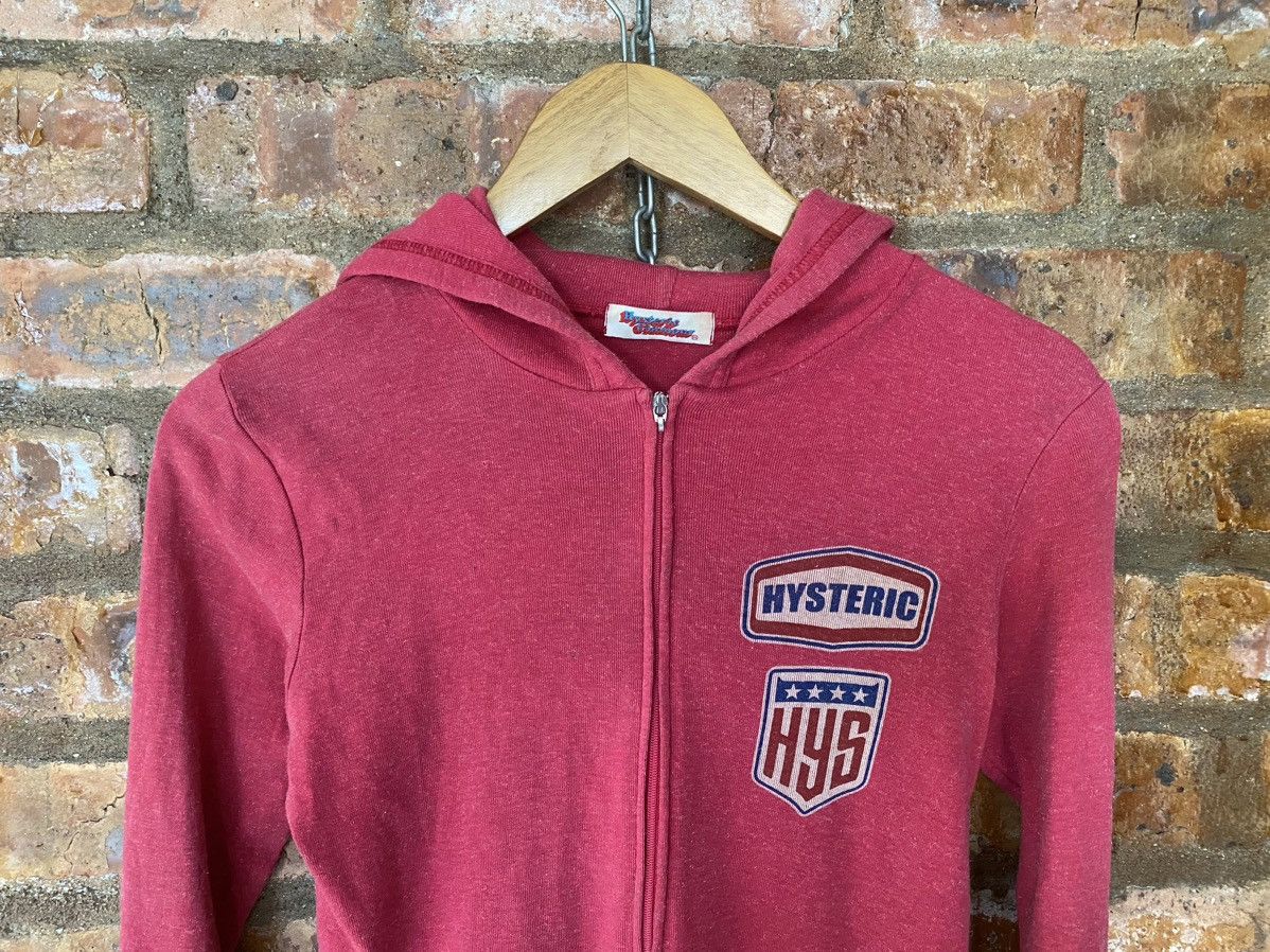 Hysteric Glamour SS2000 Hysteric Iconic badge Logo stretchable hoodie Size S / US 4 / IT 40 - 4 Thumbnail