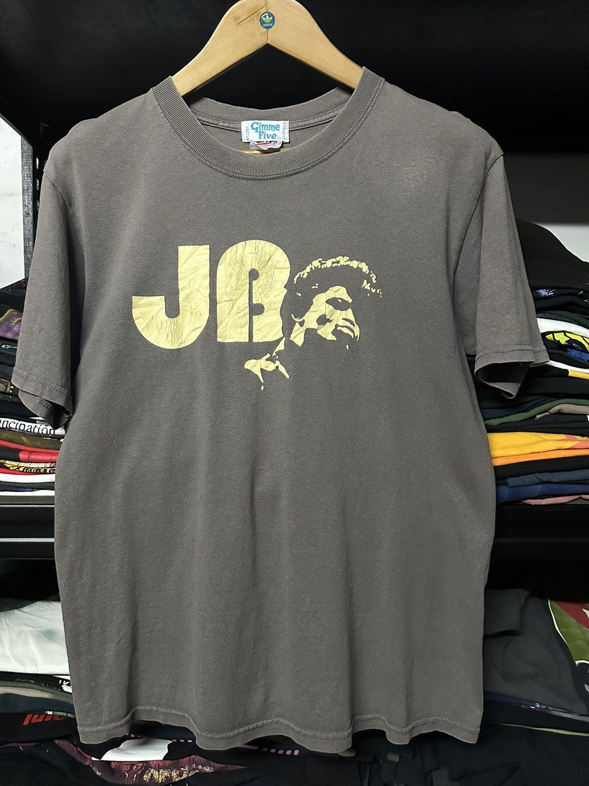 Band Tees × Japanese Brand × Vintage Vintage Gimmy Five James Brown Sun Faded Tee Size US M / EU 48-50 / 2 - 1 Thumbnail