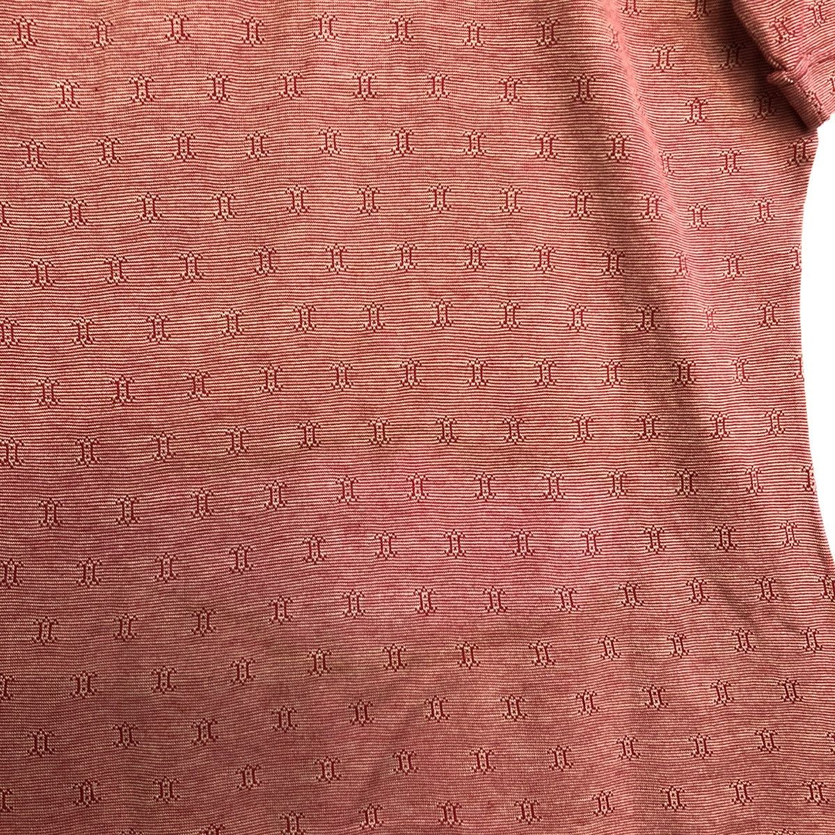 Celine Vintage CELINE Paris Monogram Retro Design Polo Shirt Size US S / EU 44-46 / 1 - 12 Thumbnail
