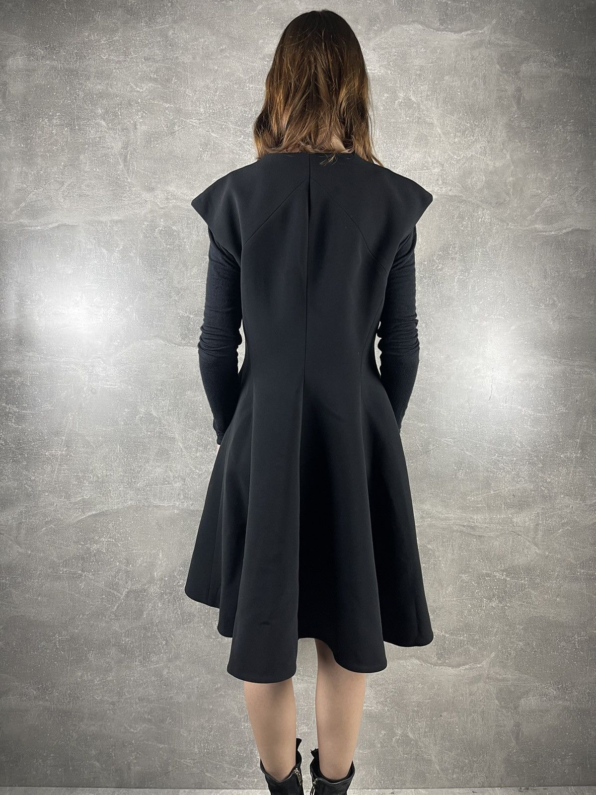 Gareth Pugh Gareth Pugh FW14 Archives Avant Grde Sculptural Black Dress Size M / US 6-8 / IT 42-44 - 8 Thumbnail