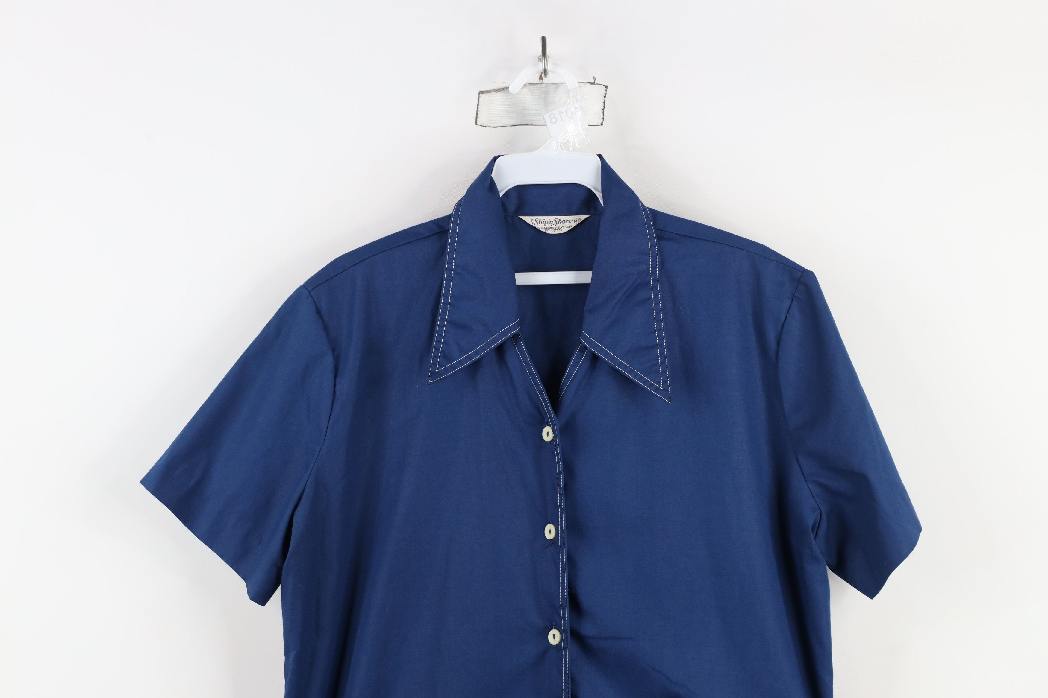 Vintage Vintage 60s 70s Streetwear Short Sleeve Beach Button Shirt Size XS / US 0-2 / IT 36-38 - 2 Thumbnail