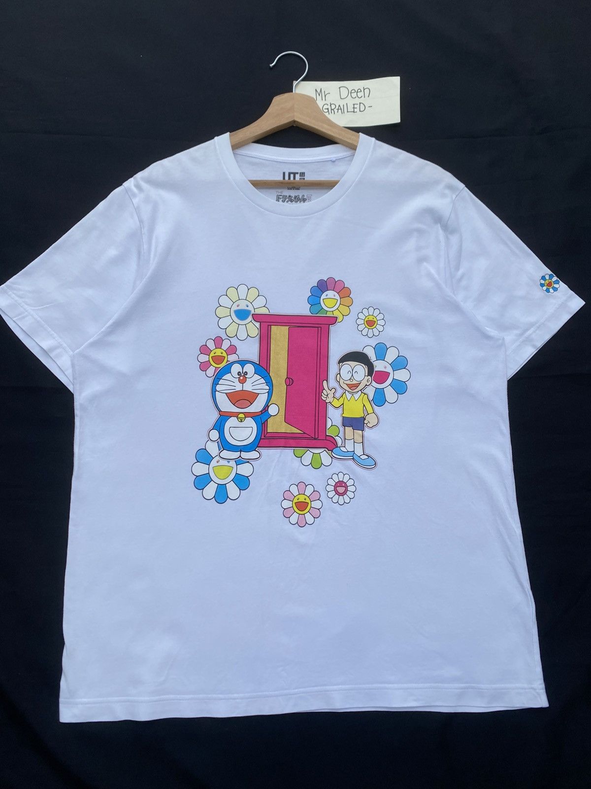Takashi Murakami × Uniqlo Rare Uniqlo x Takashi Murakami Doraemon White Tshirt Size US XL / EU 56 / 4 - 5 Thumbnail