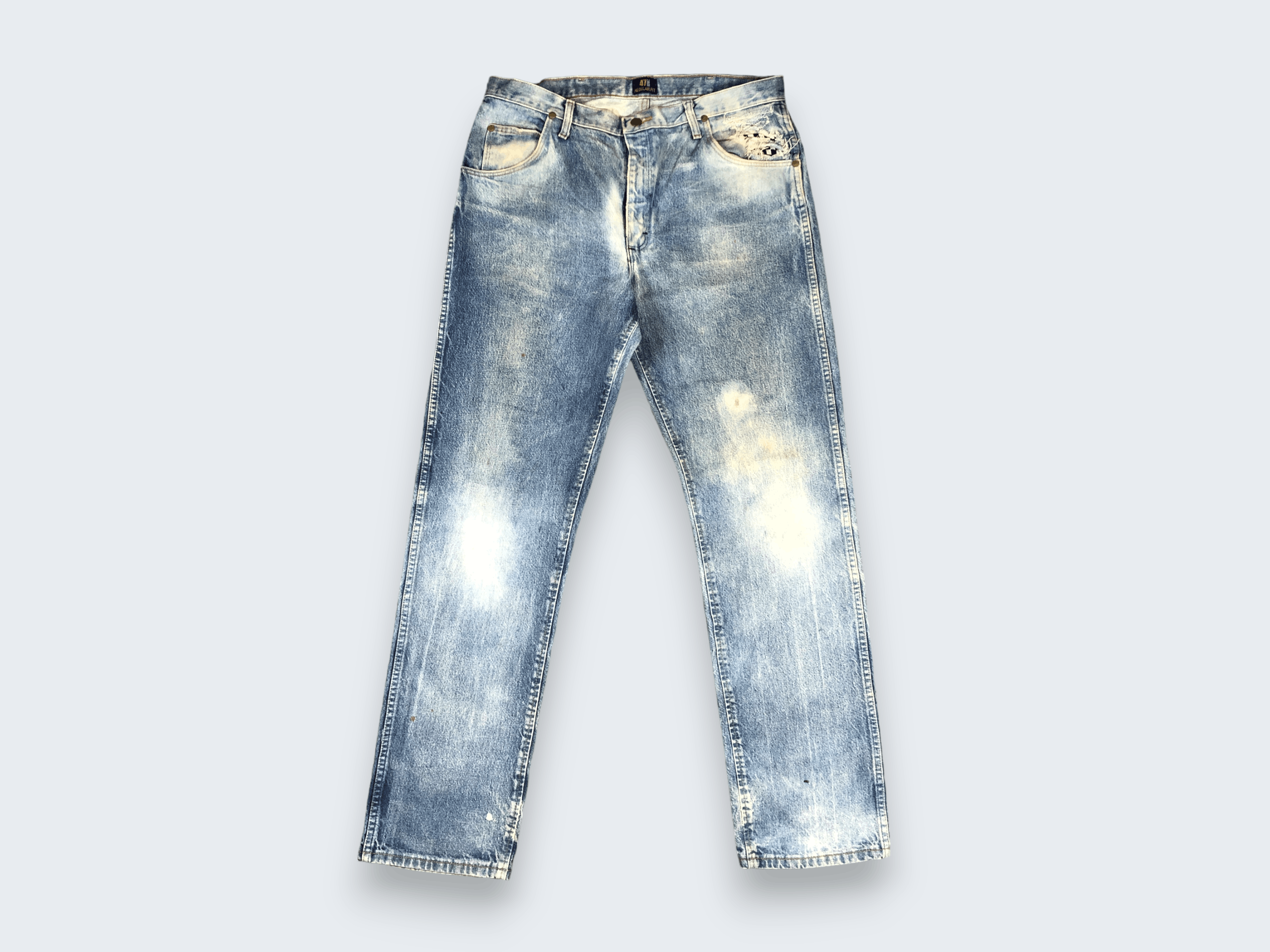 Vintage × Wrangler Vintage Wrangler Light Blue Wash Jeans L723 Size US 36 / EU 52 - 1 Thumbnail