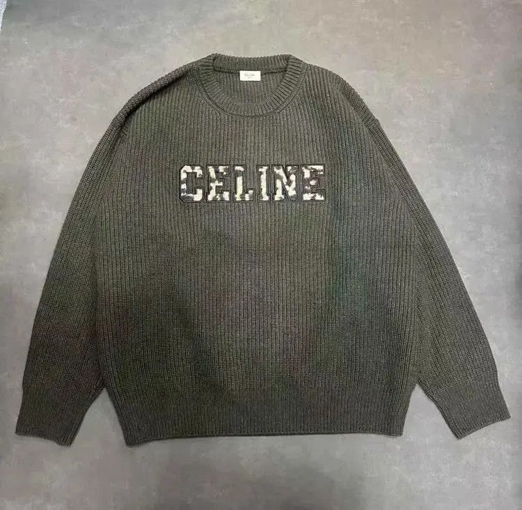 Celine Celine Boy Doll Logo Knitwear Sweater-2505 Size US XS / EU 42 / 0 - 1 Thumbnail