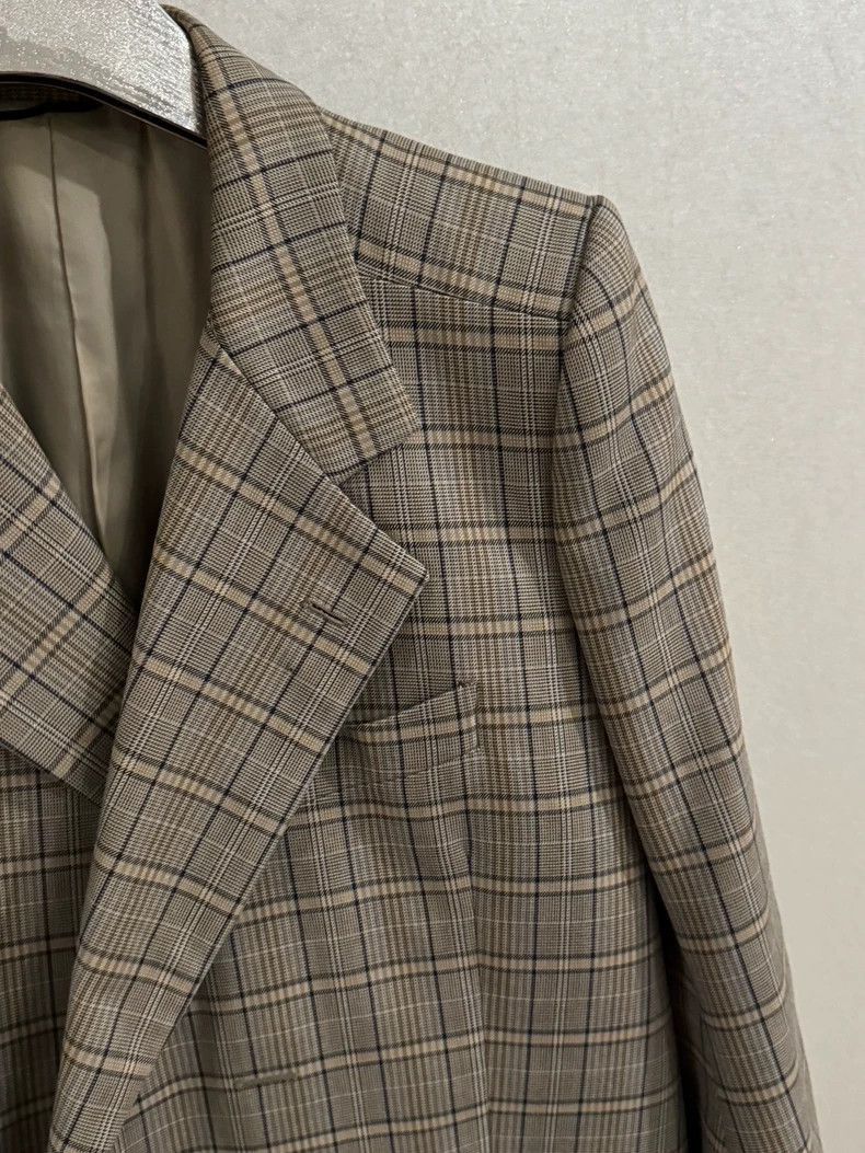 Balenciaga Balenciaga Checked Long Coat Size US L / EU 52-54 / 3 - 5 Thumbnail