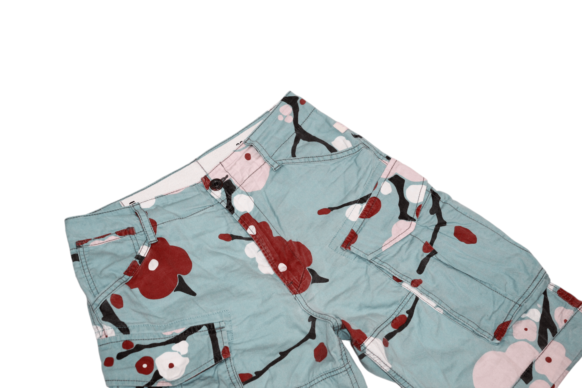 G-Star × Pharrell G-star Raw Rovic Loose 1/2 Floral Cargo Shorts Size US 28 / EU 44 - 2 Thumbnail