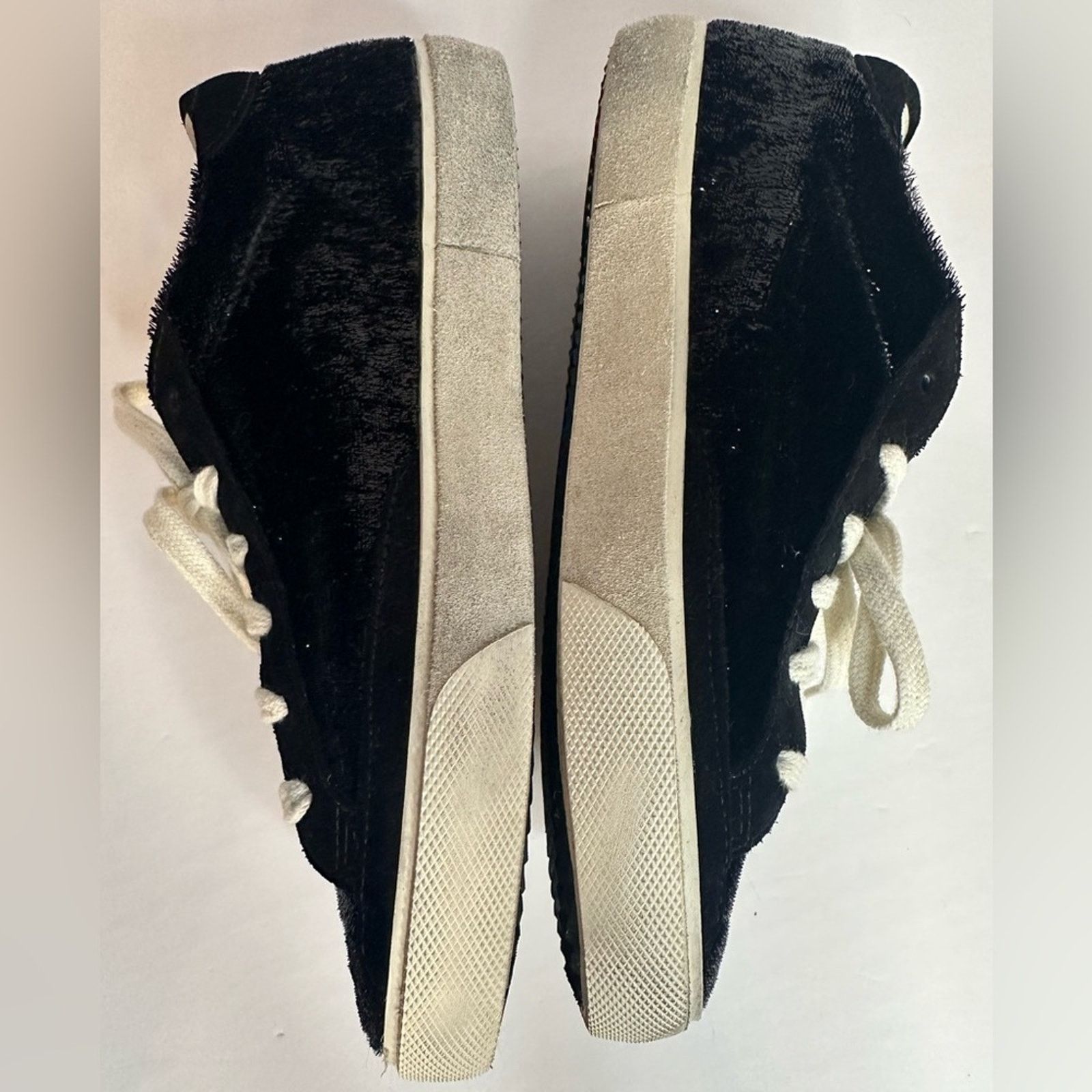 Golden Goose authentic Super Star Sneakers EU 38 US 8 black suede star Size US 8 / IT 38 - 6 Thumbnail