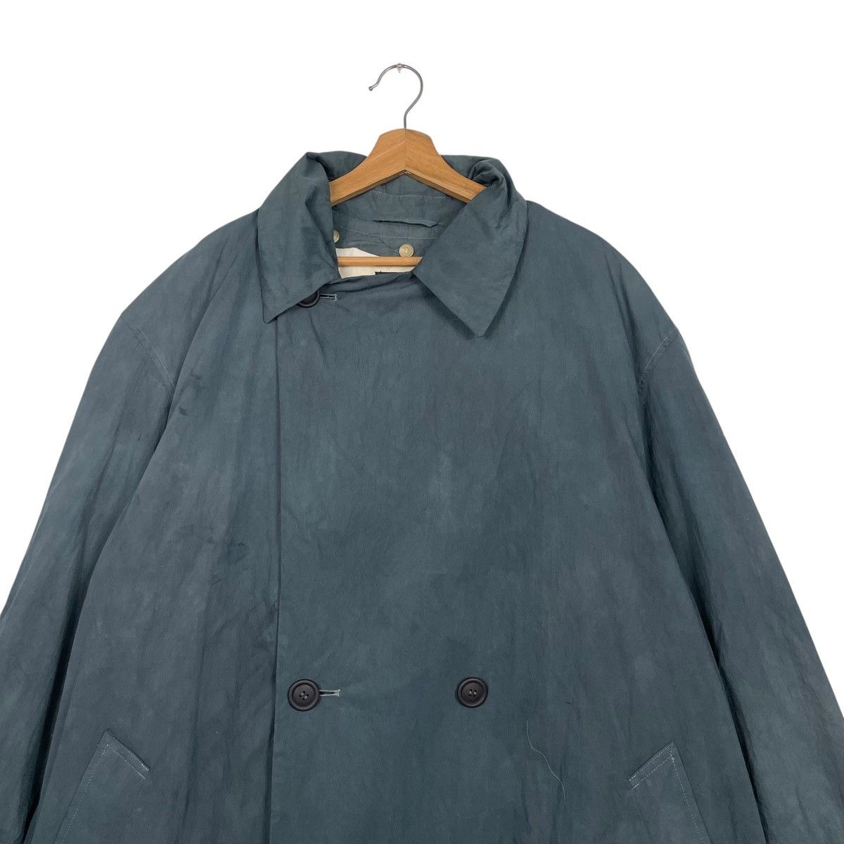 Issey Miyake Issey Miyake Double Breasted Overcoat Size US M / EU 48-50 / 2 - 2 Thumbnail