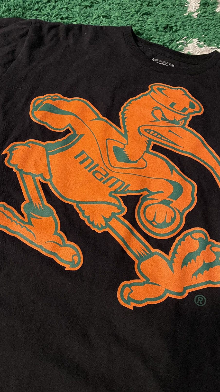 NCAA Miami Hurricanes Sebastian the Ibis Mascot XL NCAA Vintage Size US XL / EU 56 / 4 - 2 Thumbnail