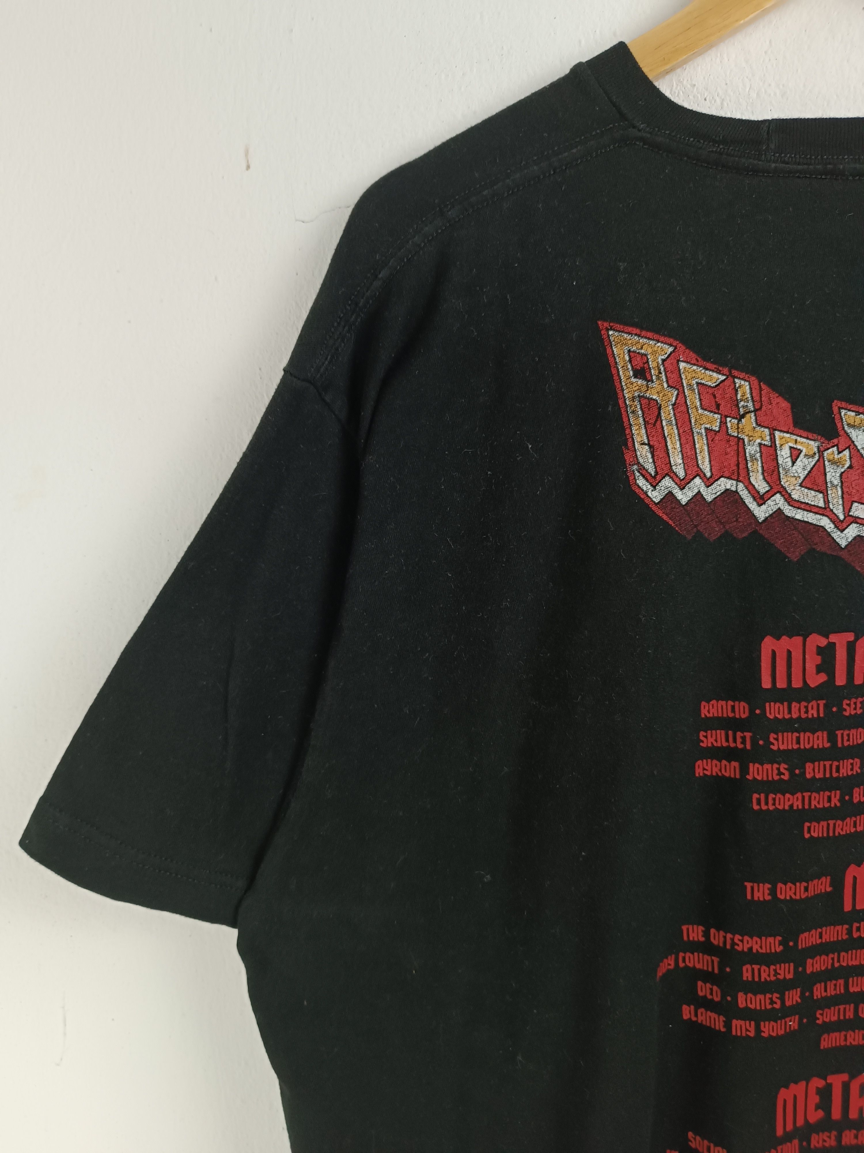 Band Tees VINTAGE AFTERSHOCK HEAVY METAL FEST TEE metallica misfits Size US XL / EU 56 / 4 - 11 Thumbnail