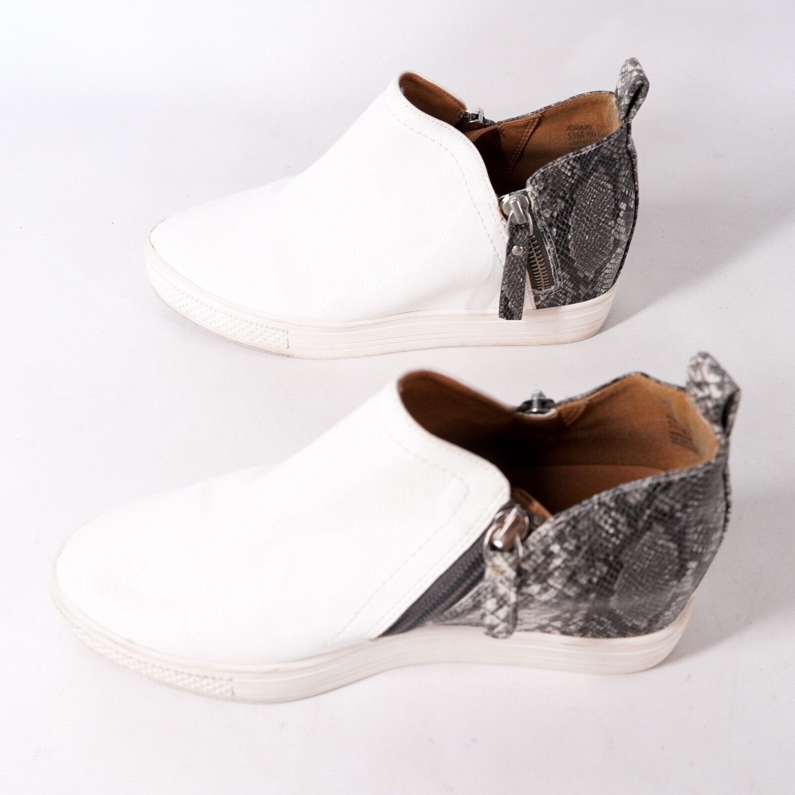 Other Reptile Snake Skin Shoes Sneakers w/ Zippers Women's 5 1/2M Size US 5.5 / IT 35.5 - 5 Thumbnail