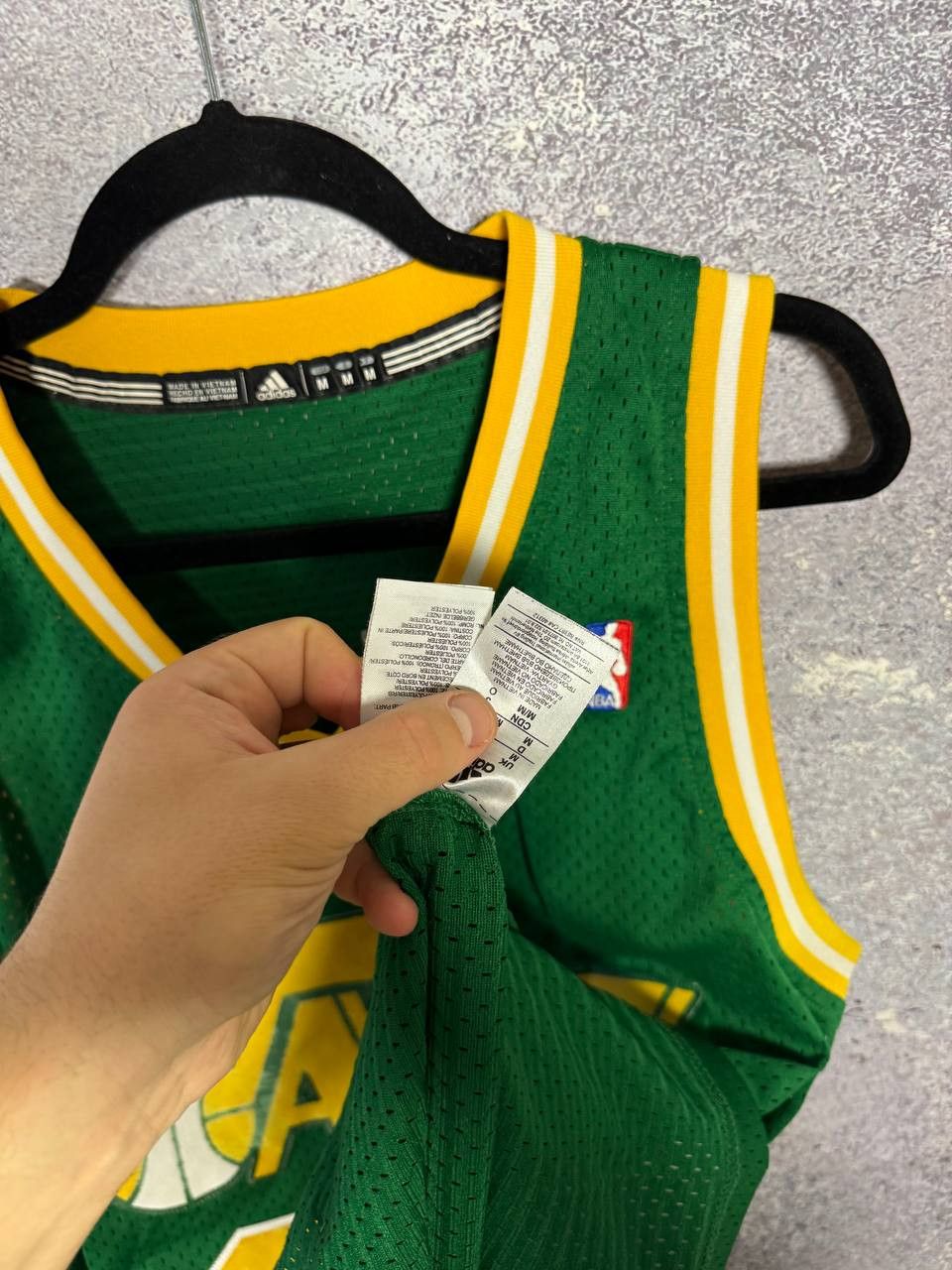 Adidas × NBA CARL MALONE Utah Jazz 2013 NBA Adidas Jersey Size US M / EU 48-50 / 2 - 14 Thumbnail