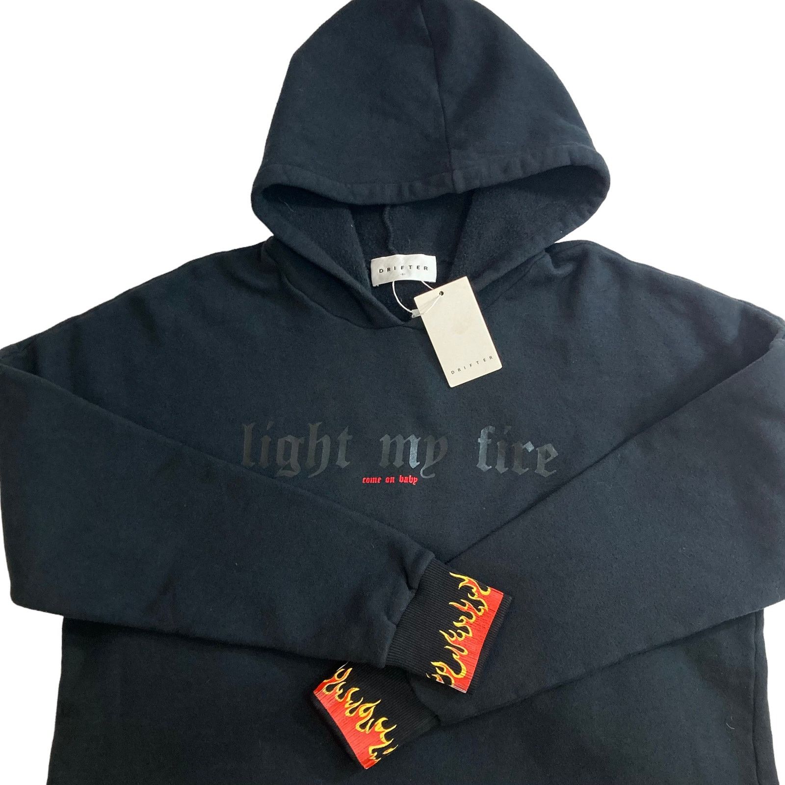 DRIFTER Drifter black oversized hoodie sweatshirt, Unisex small Size US S / EU 44-46 / 1 - 1 Thumbnail