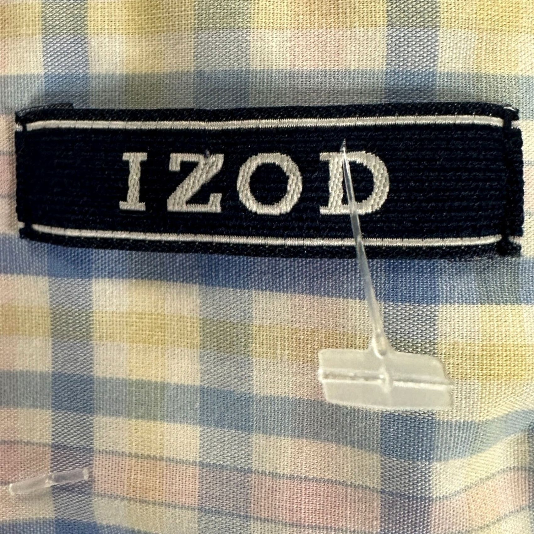 Izod Izod Men's Button-Down Shirt Small Multicolor Check Performance Woven Pocket NEW Size US S / EU 44-46 / 1 - 5 Thumbnail