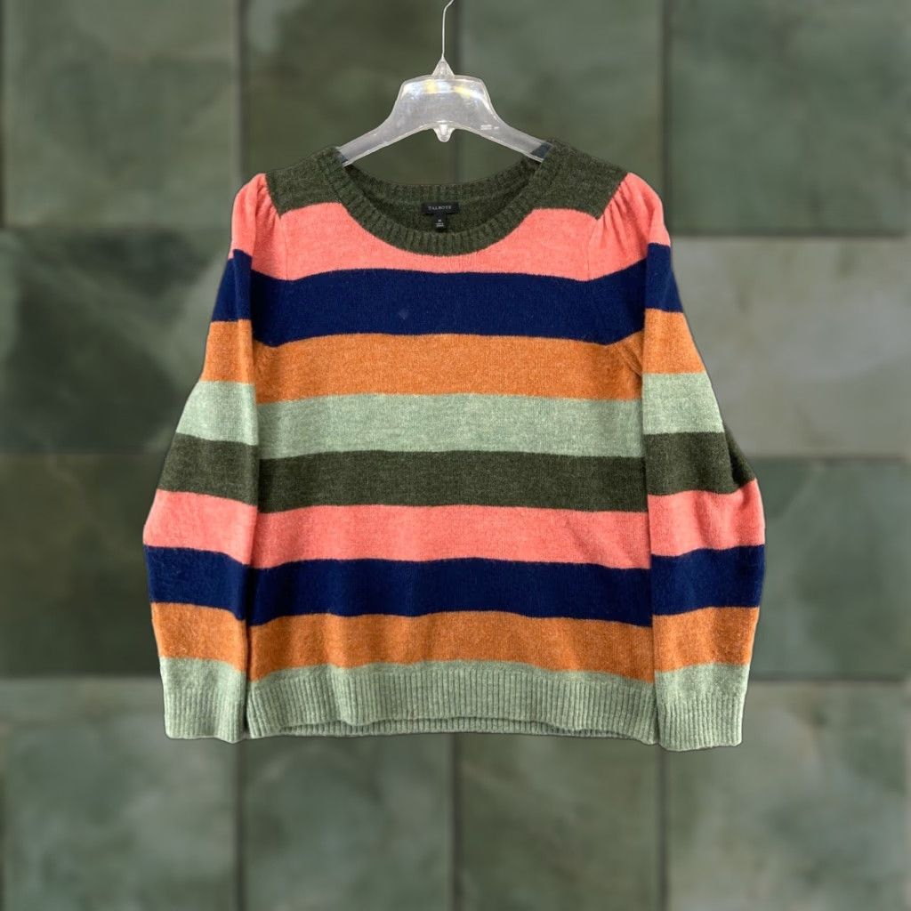 Talbots Talbots Womens Sweater M Multicolor Stripes Size M / US 6-8 / IT 42-44 - 1 Thumbnail
