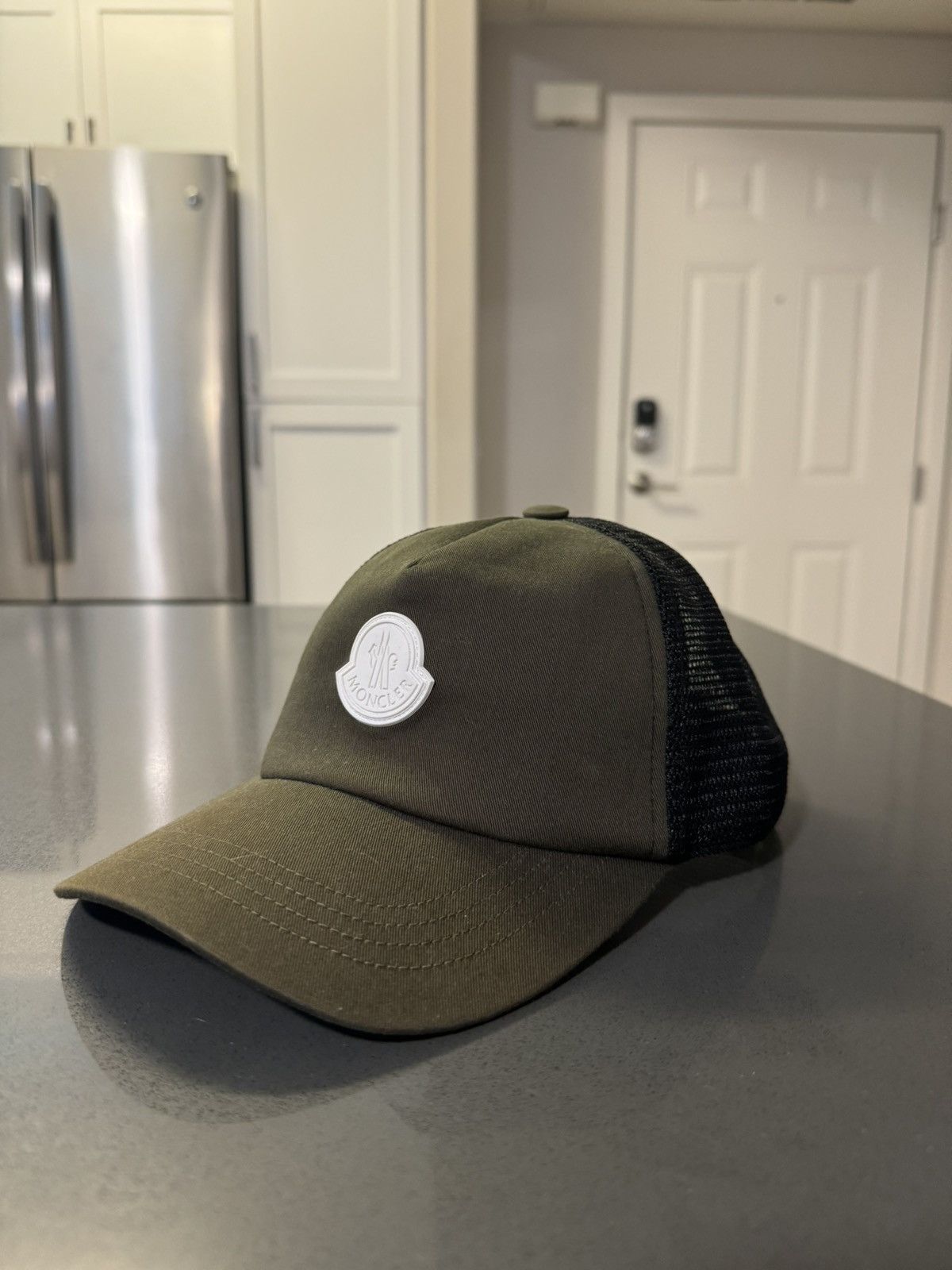 image of Moncler Trucker Hat in Green, Men's