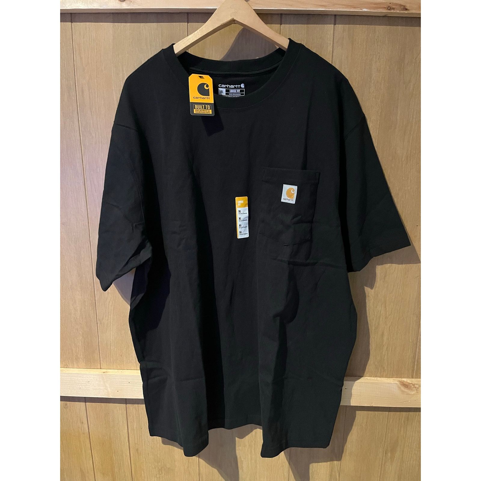 Carhartt Wip Carhart - Logo Pocket T-Shirt / XL / Black / NWT Size US XL / EU 56 / 4 - 2 Thumbnail