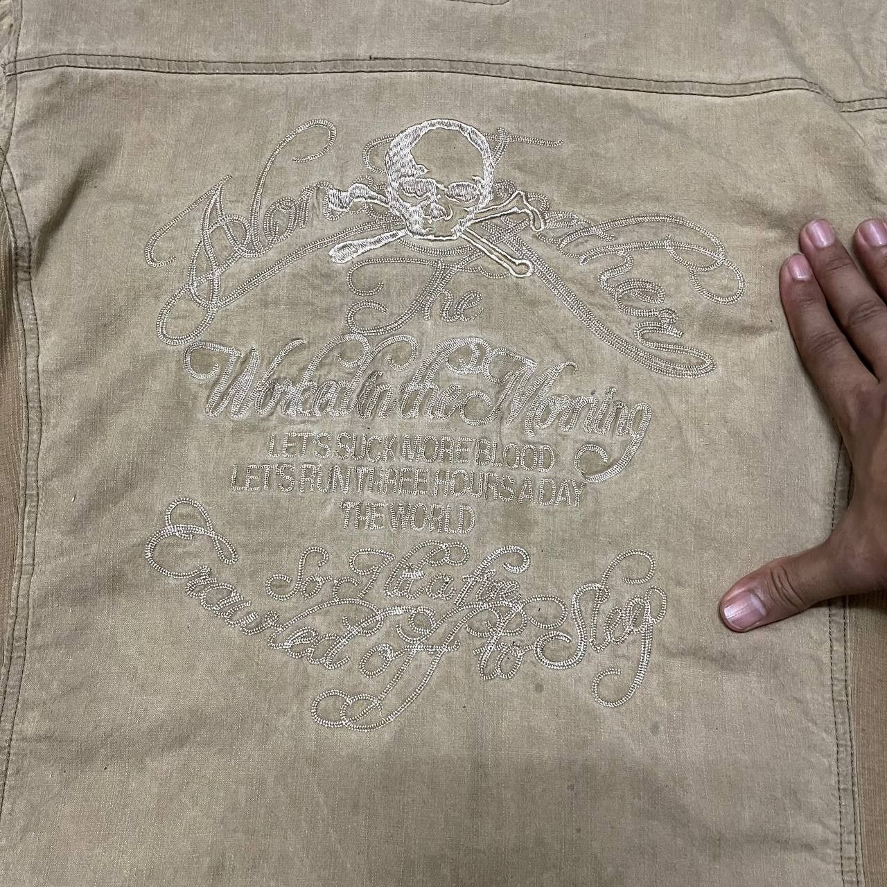 In The Attic Vintage In The Attic Skulls Embroidery Short Sleeve Jacket Size US L / EU 52-54 / 3 - 16 Thumbnail