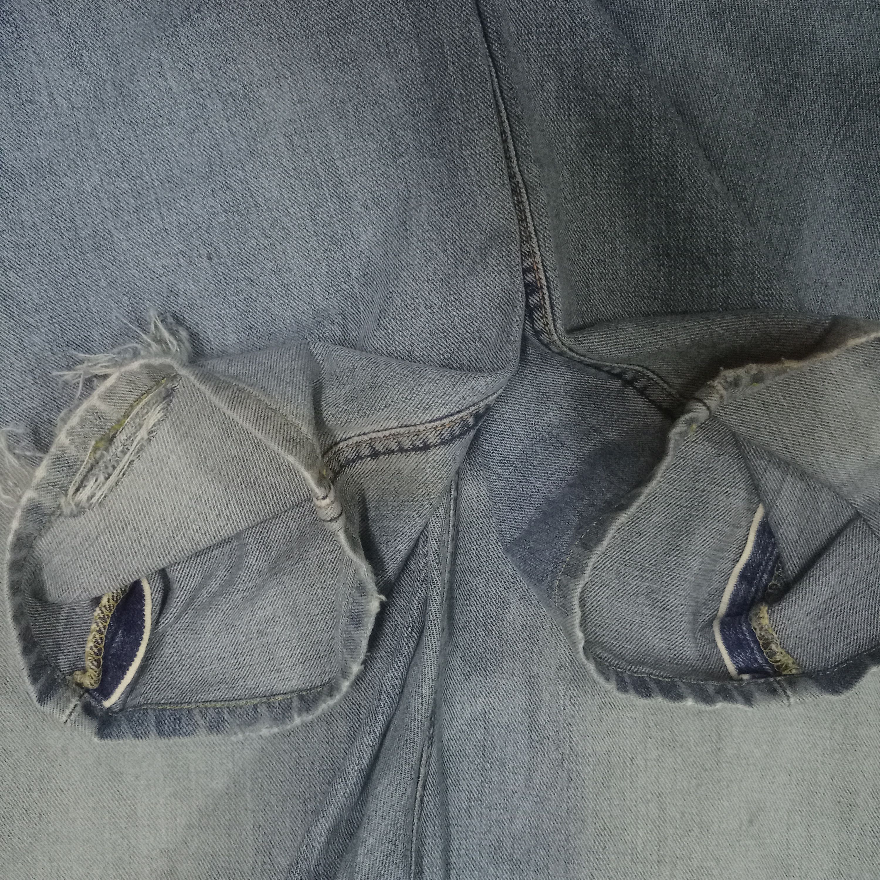 Lee Vintage 50s Lee Riders Selvedge Distressed Baggy Jeans Size US 30 / EU 46 - 4 Thumbnail