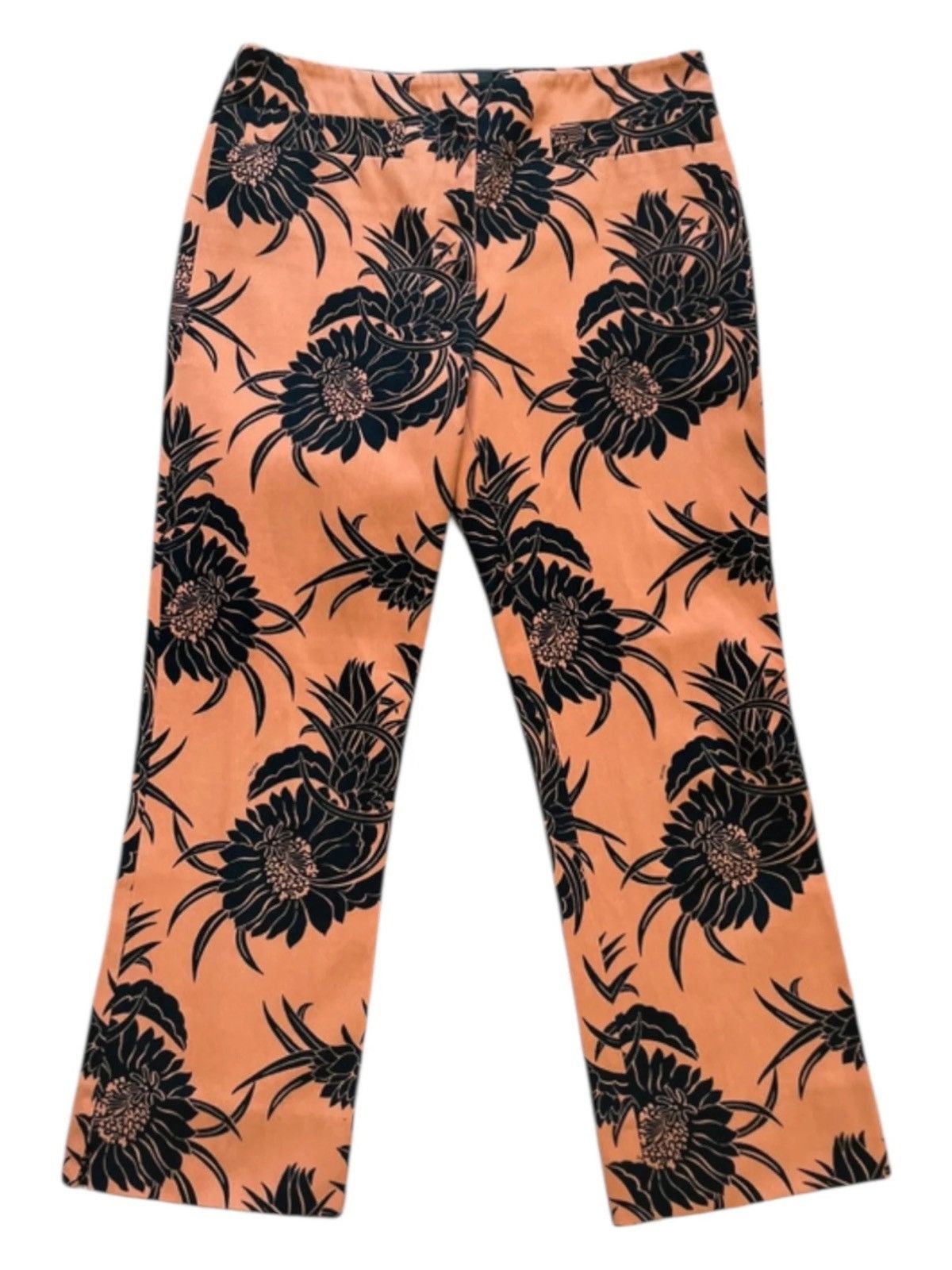 Prada Prada SS14 Tropical Flower Print Trousers Size 26" / US 2 / IT 38 - 1 Thumbnail
