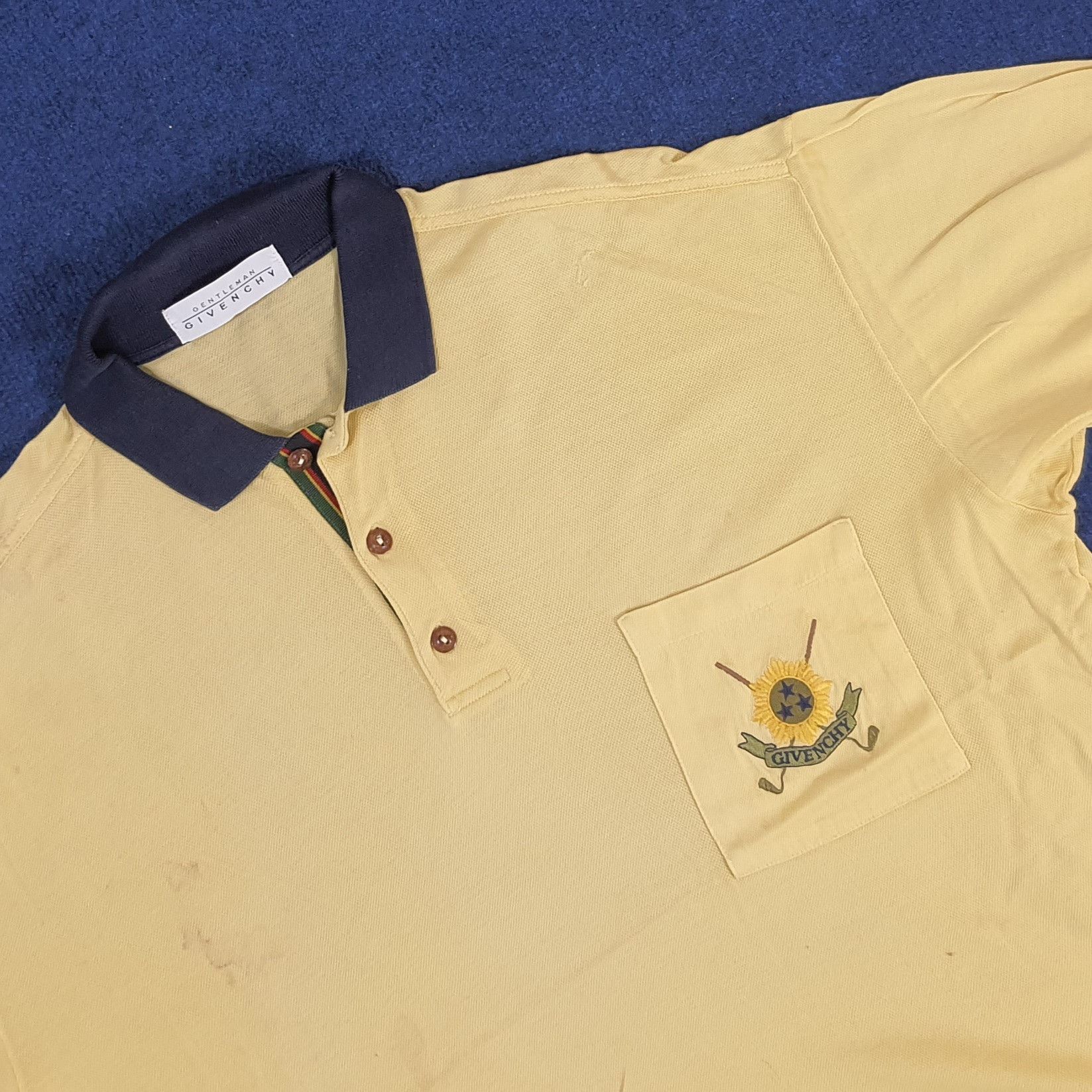 Givenchy × Vintage Vintage Givenchy Designer Polo Shirt Size US XL / EU 56 / 4 - 2 Thumbnail