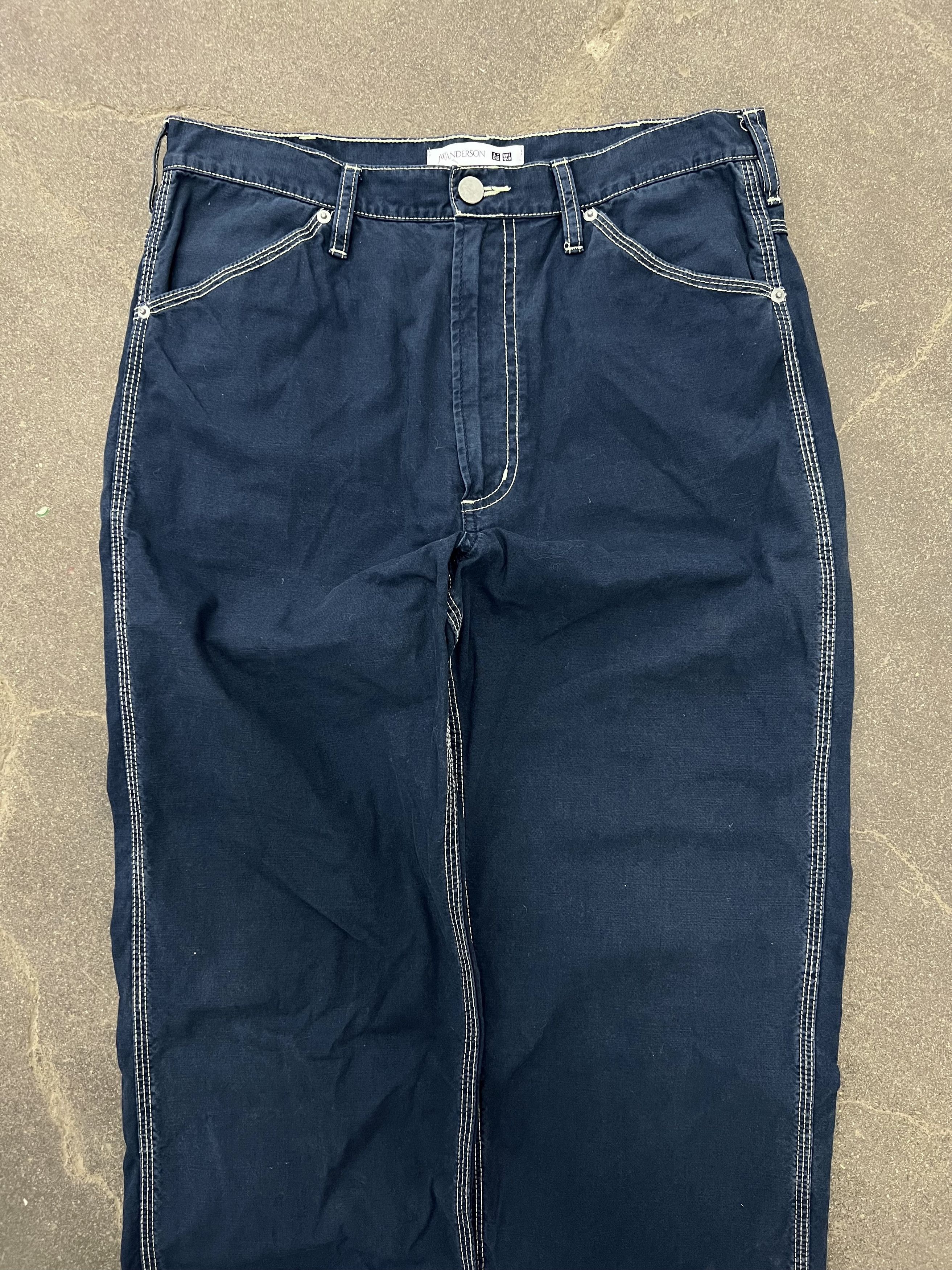 JW Anderson × Uniqlo JW Anderson X Uniqlo Straight Leg Patch Back Pocket Pants Size US 30 / EU 46 - 3 Thumbnail