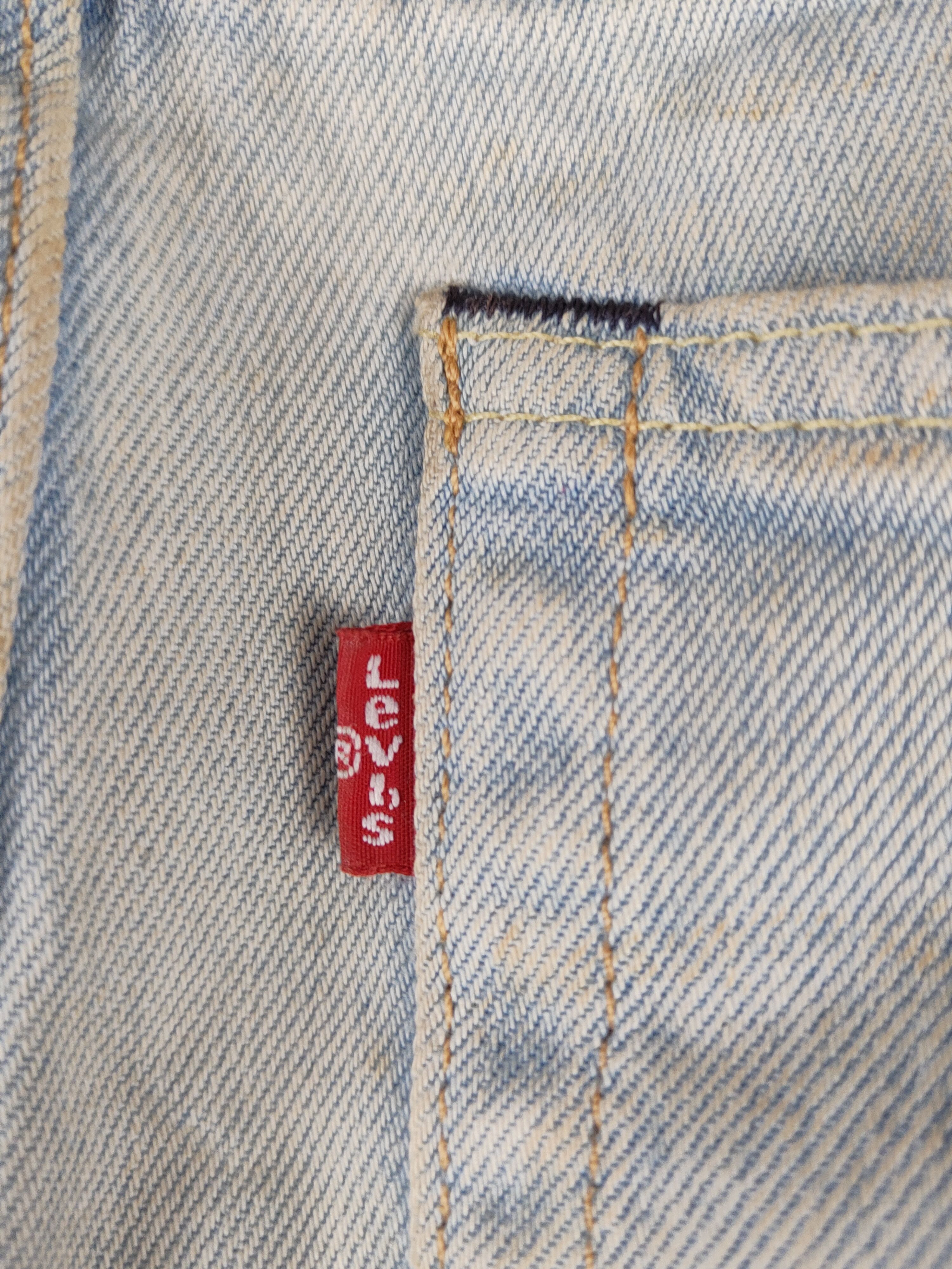 Levi's 519 Levi's Blue Faded vintage Skinny Denim #S1413 Size US 32 / EU 48 - 11 Thumbnail