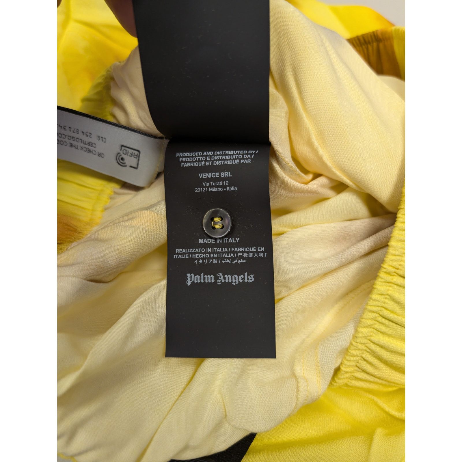 Palm Angels o1rshd1 Palms on Fire🔥 Cozy Pants in Yellow / Red Size US 36 / EU 52 - 21 Thumbnail