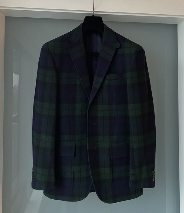 Polo Ralph Lauren Beautiful Black Watch Tartan wool/cashmere Jacket 38R