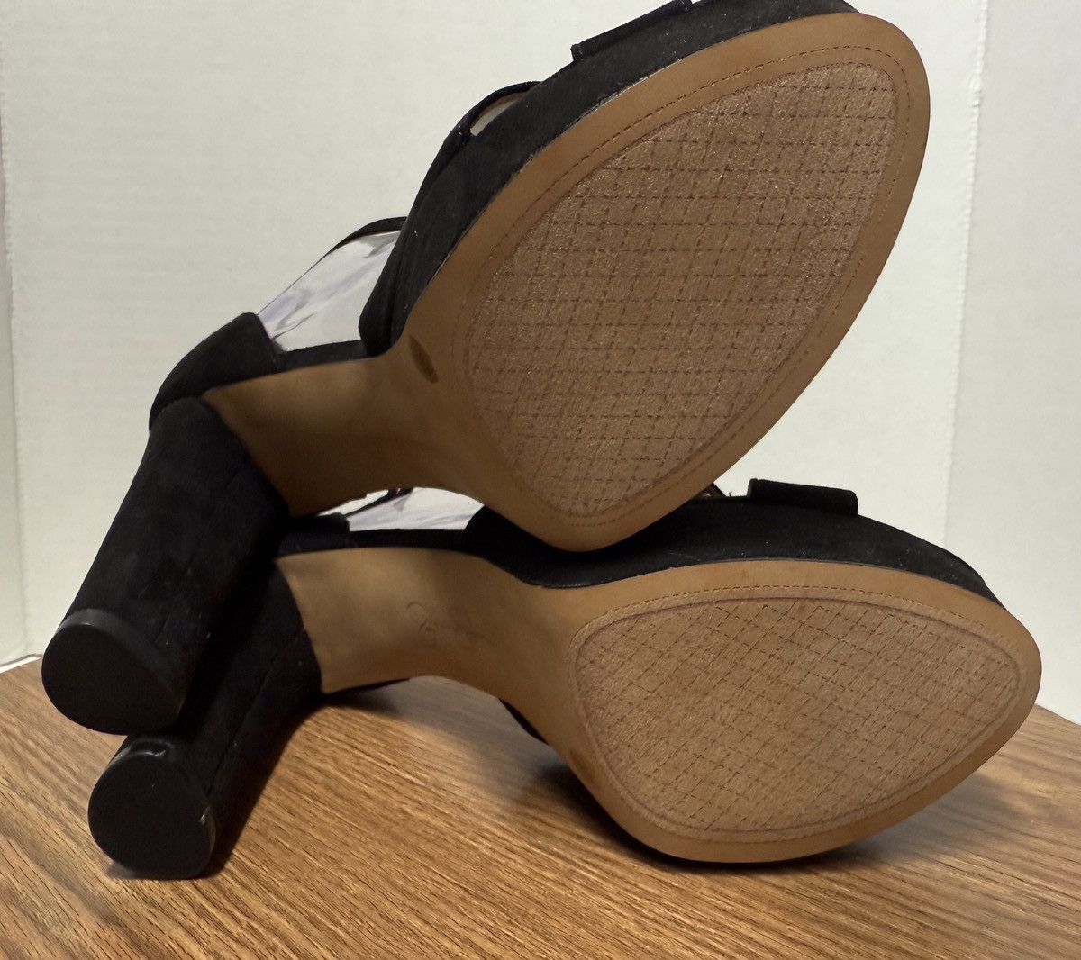 Jessica Simpson Jessica Simpson Blac Platform Stiletto Heel Ankle Strap NWOT Size US 8.5 / IT 38.5 - 8 Thumbnail