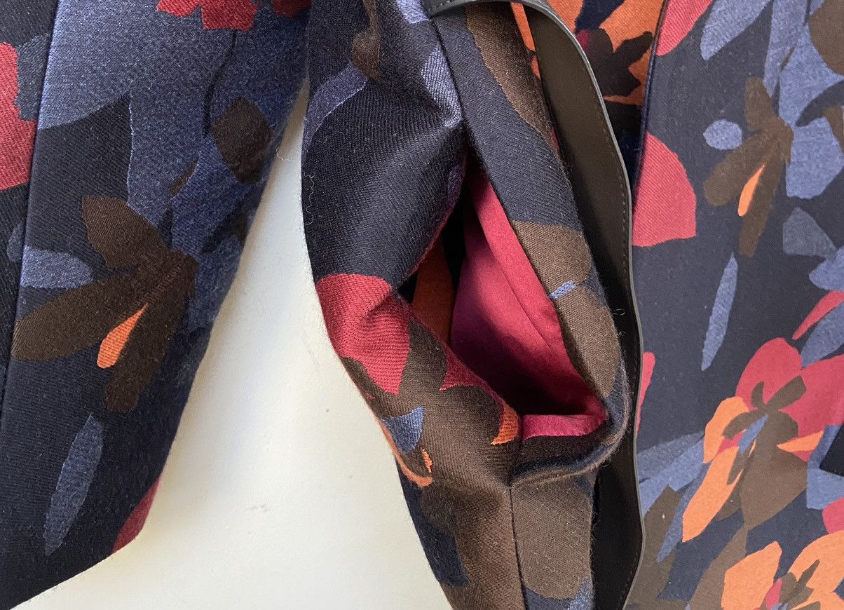 Loro Piana Loro Piana Floral print Wool Silk Coat Size S / US 4 / IT 40 - 10 Thumbnail