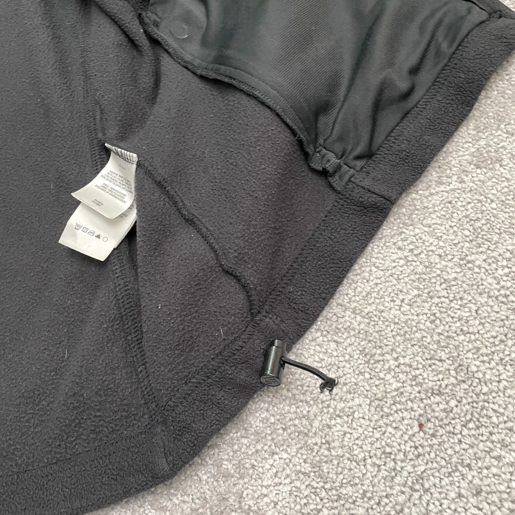 Vintage Columbia Jacket Womens Large Black Fleece Full Zip Outdoor Hiking Benton Springs Size L / US 10 / IT 46 - 5 Thumbnail