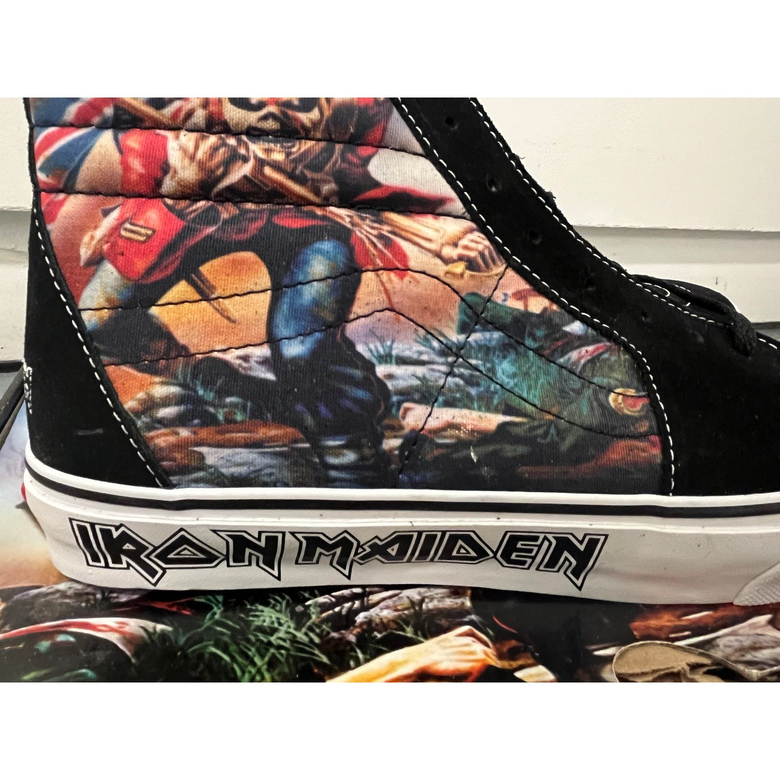 Vans Iron Maiden SK8-Hi LX 'The Trooper' Skate Shoes RARE