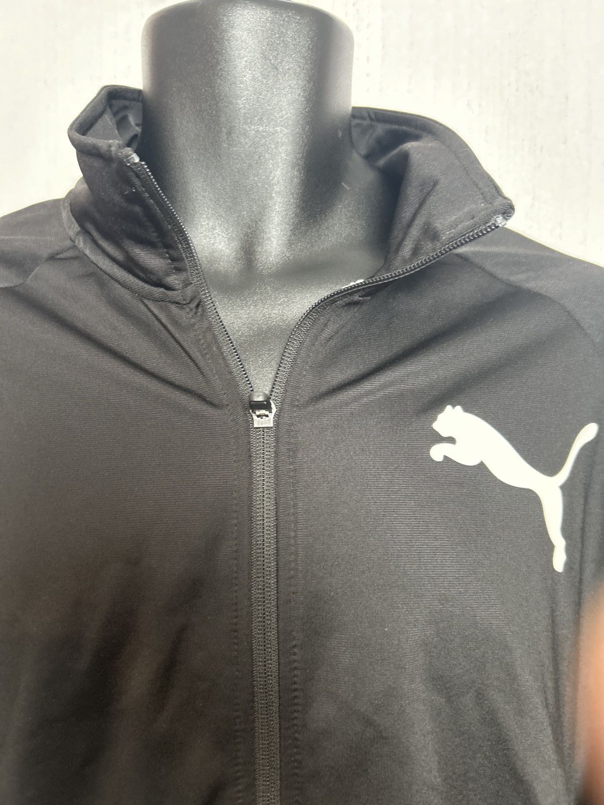 Puma Puma Track Jacket Black White Zip-Up XL Men’s Full Zip Logo Size US XL / EU 56 / 4 - 2 Thumbnail
