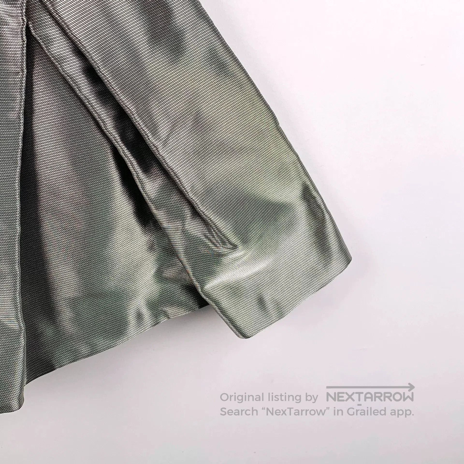 Dior silver futuristic short. Size US 36 / EU 52 - 4 Thumbnail