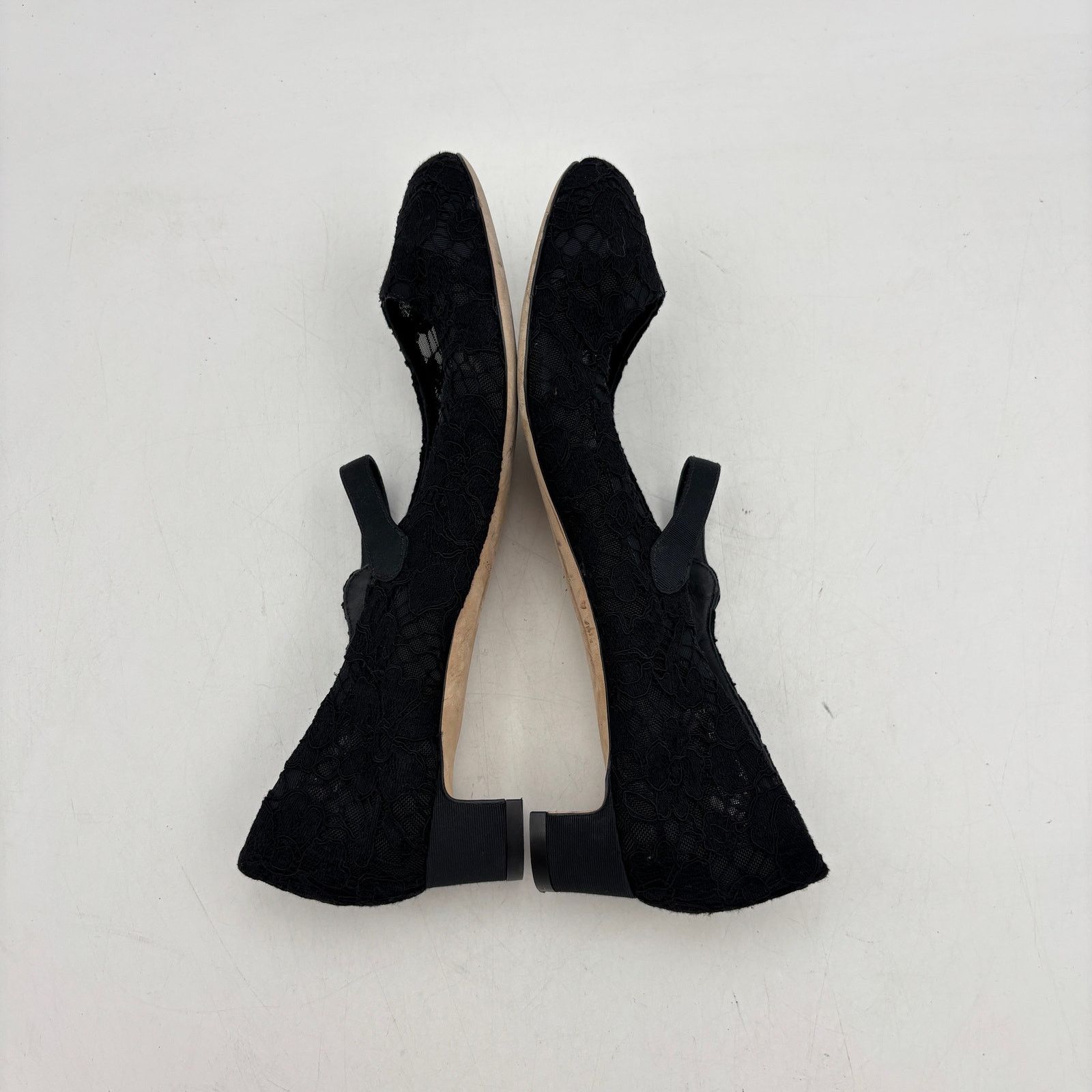 Dolce & Gabbana Dolce & Gabbana Taormina Lace Mary Jane Pumps Heels 37.5 Size US 7.5 / IT 37.5 - 7 Thumbnail