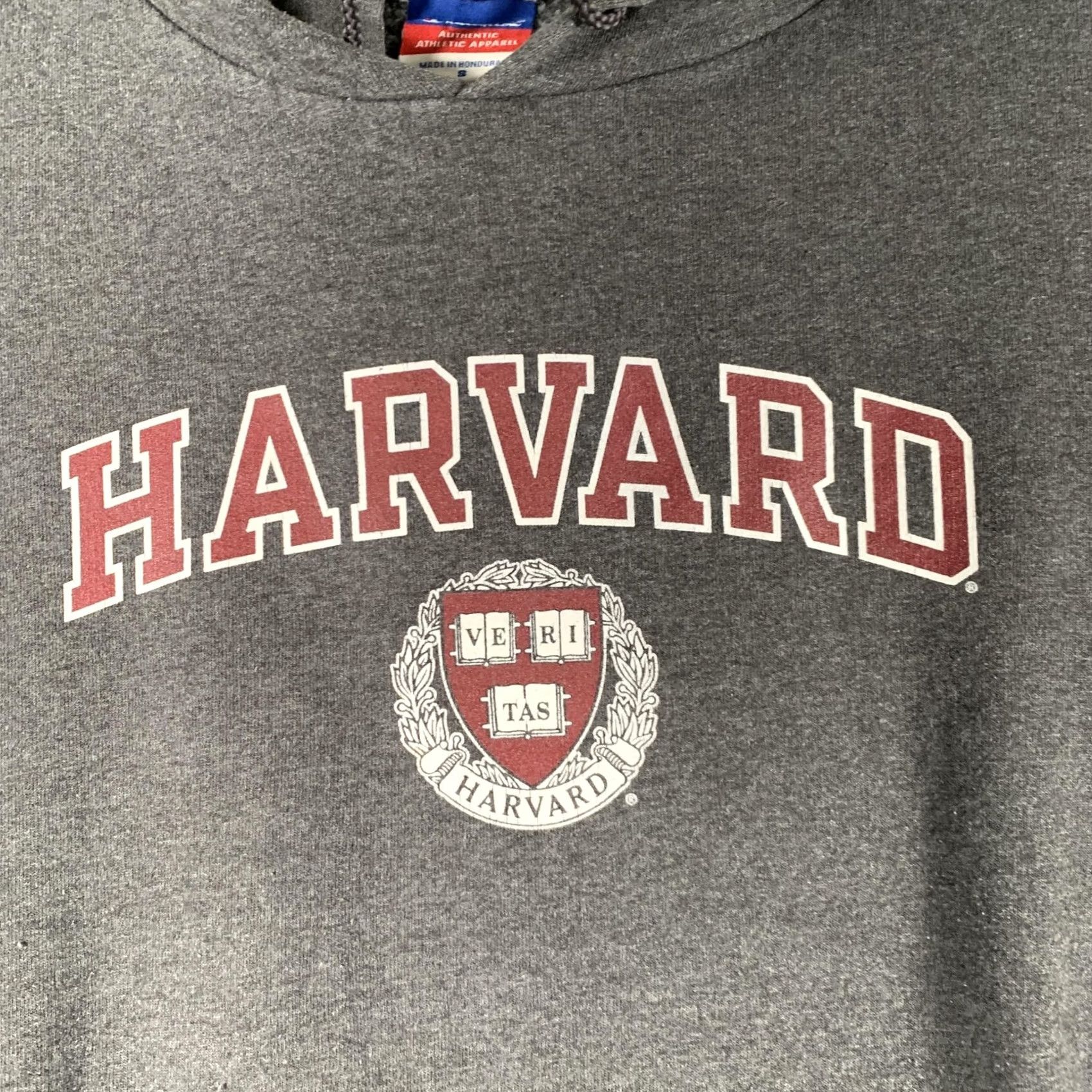 Champion Champion Harvard Hoodie Mens Small Gray Pullover Fleece Sweatshirt Logo Graphic Size US S / EU 44-46 / 1 - 4 Thumbnail