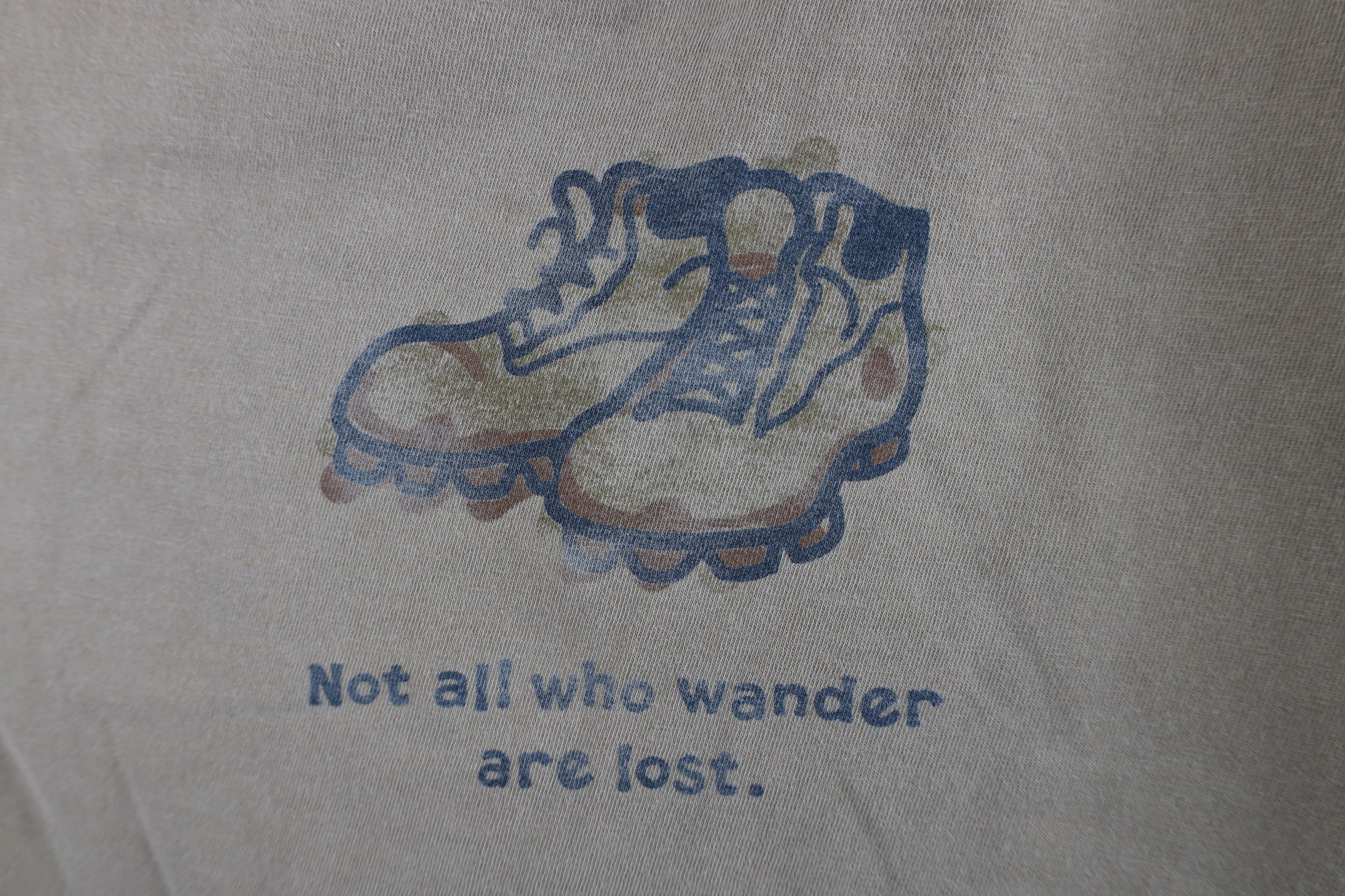 Life is Good × Vintage Vintage Life Is Good Who Wander Are Lost Long Sleeve T-Shirt Size US L / EU 52-54 / 3 - 4 Thumbnail