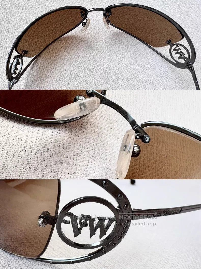 Vivienne Westwood Vivienne Westwood Vintage VW brown tinted sunglasses Size ONE SIZE - 3 Thumbnail