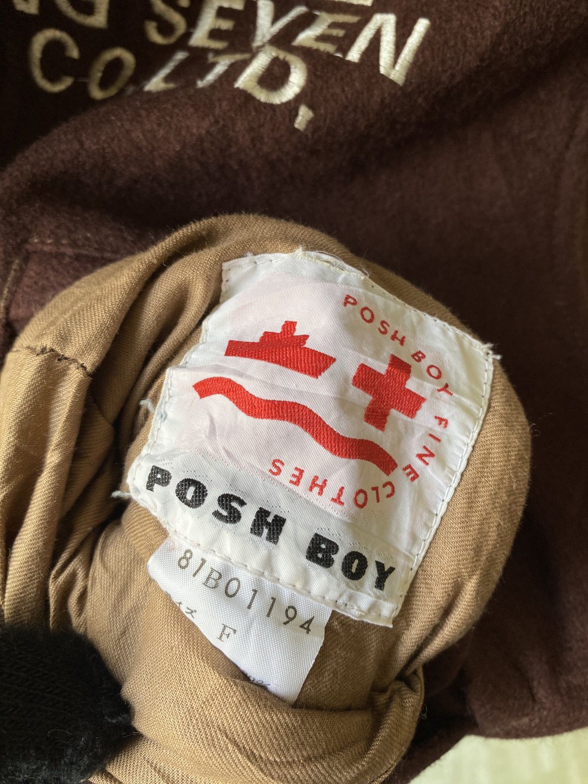 Japanese Brand F/W 1990 Posh Boy Reversible Wool Bomber Jacket Size US L / EU 52-54 / 3 - 17 Thumbnail