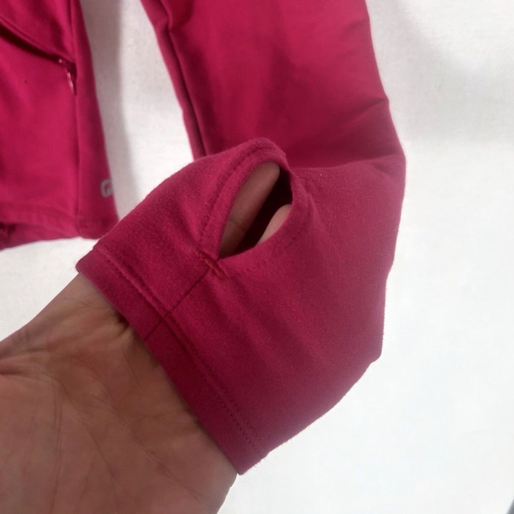 Fabletics Fabletics Jacket Womens M Hot Pink Knit 1/4 Zip Athletic Activewear Top, Short Sleeve? Size M / US 6-8 / IT 42-44 - 4 Thumbnail