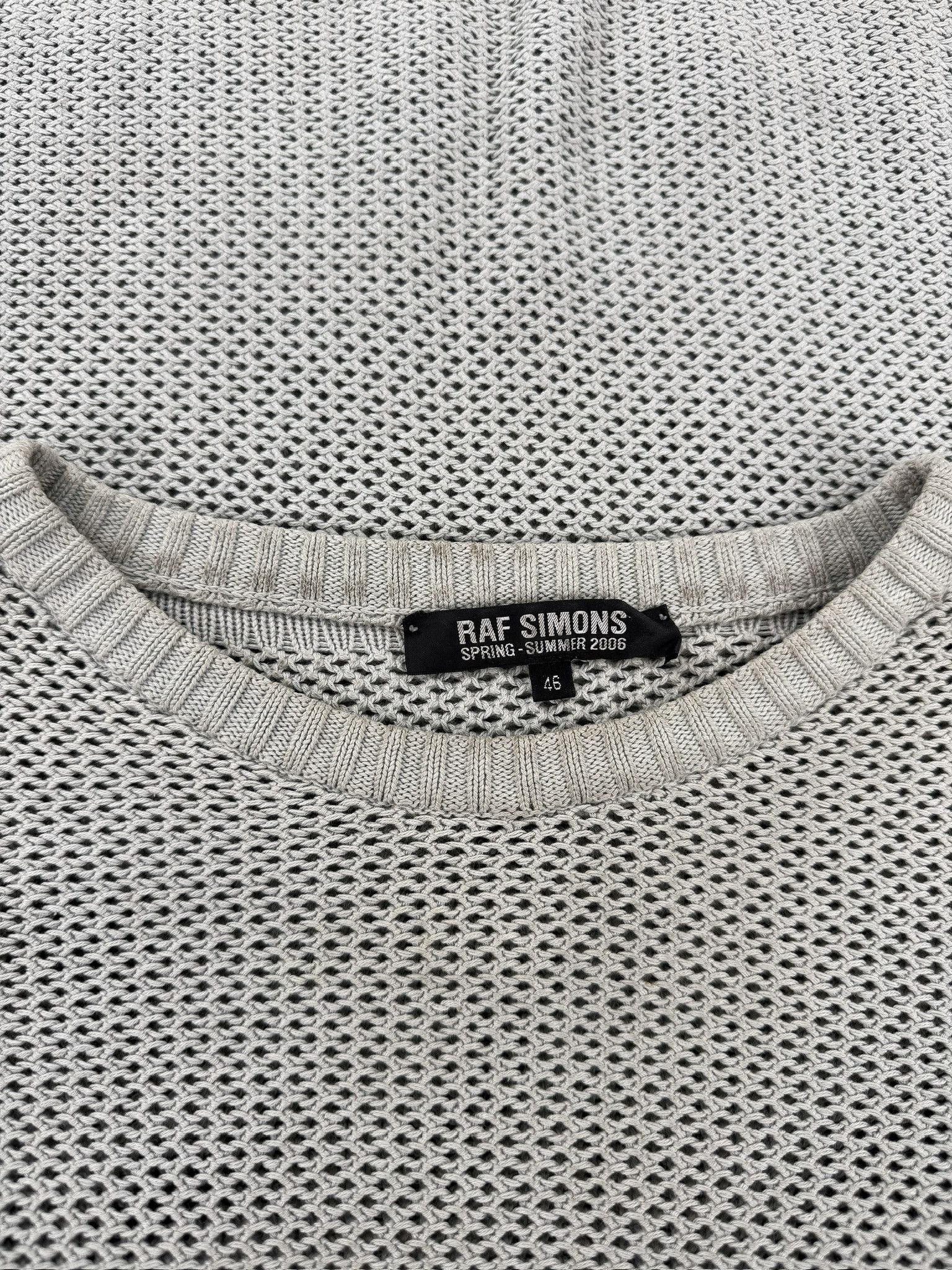 Raf Simons SS06 Raf Simons ‘Icarus Surgit’ Elbow Cut Out Knitted Sweater Size US S / EU 44-46 / 1 - 4 Thumbnail