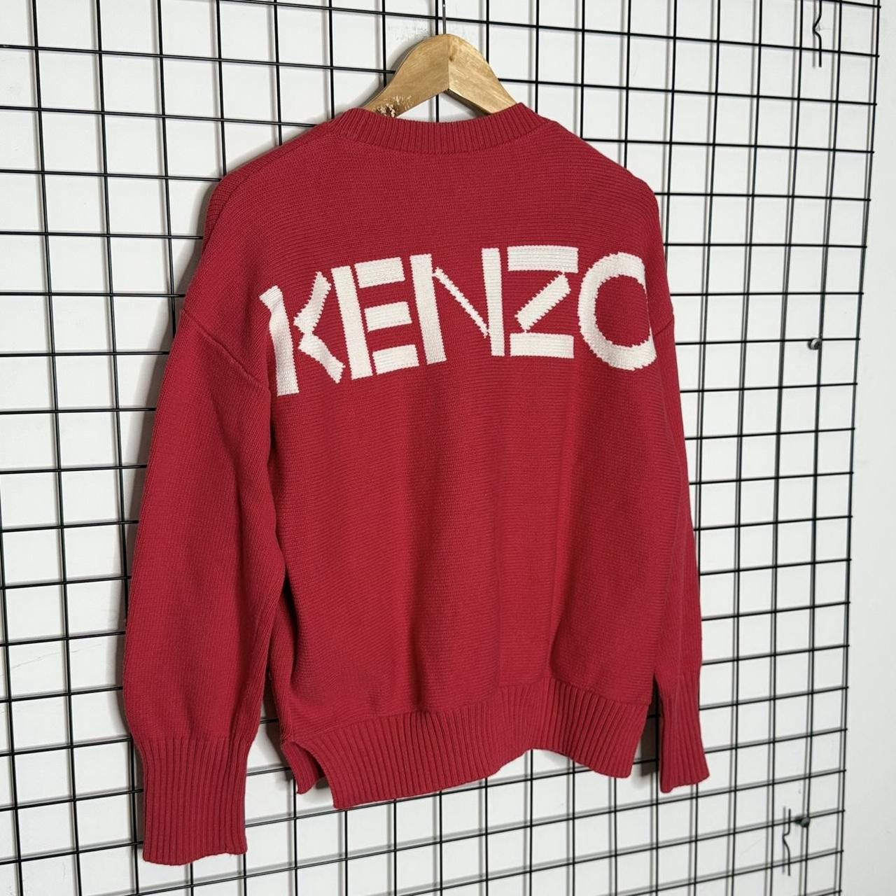 Kenzo Kenzo Sweater Jumper Red Printed Back Size US M / EU 48-50 / 2 - 5 Thumbnail