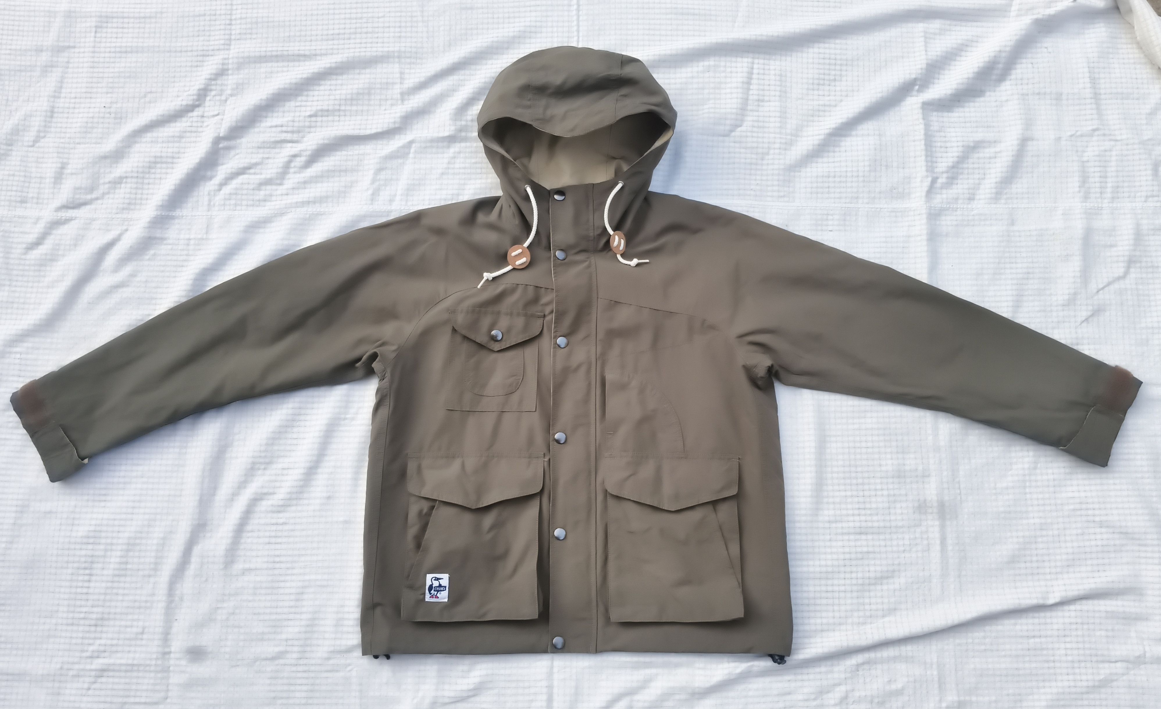 Chums (J943) Chums Women Green Camping 60/40 Parka Sz M Size M / US 6-8 / IT 42-44 - 4 Thumbnail