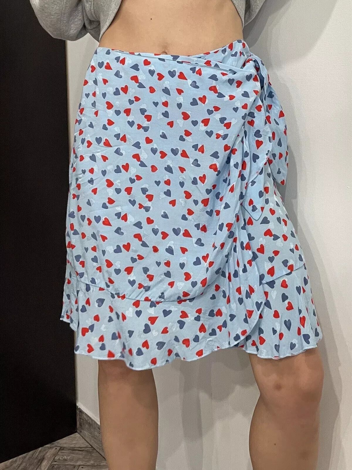 Other Fabianne Chapot Viscose Kea Skirt Hearts Wrap Print size XS Size 28" / US 6 / IT 42 - 2 Thumbnail