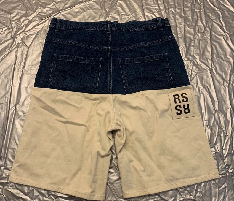 Raf simons Denim workwear stitched shorts