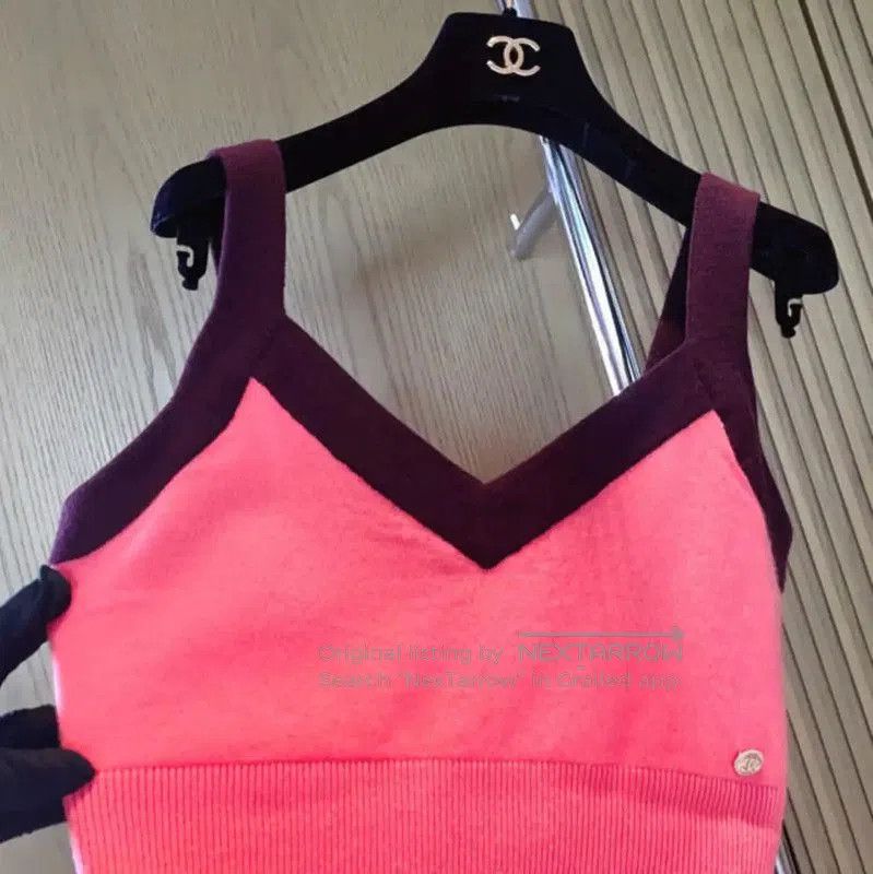Chanel Chanel Pink Cashmere Pullover Sweater . Size S / US 4 / IT 40 - 5 Thumbnail